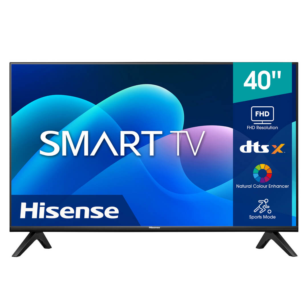  Hisense A4 Series 40-Inch Class FHD Smart Android TV with DTS  Virtual X, Game & Sports Modes, Chromecast Built-in, Alexa Compatibility  (40A4H, 2022 New Model) Black : Electronics