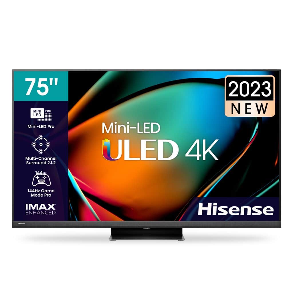 Hisense 75U8K 75インチ 4K Mini LED 液晶テレビ Hisense 75U8K Mini-LED ULED 4K VIDAA Smart TV | Hisense SA