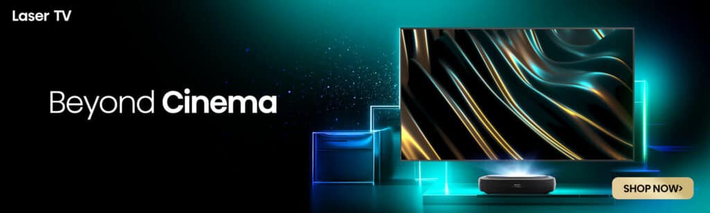 Laser TV image