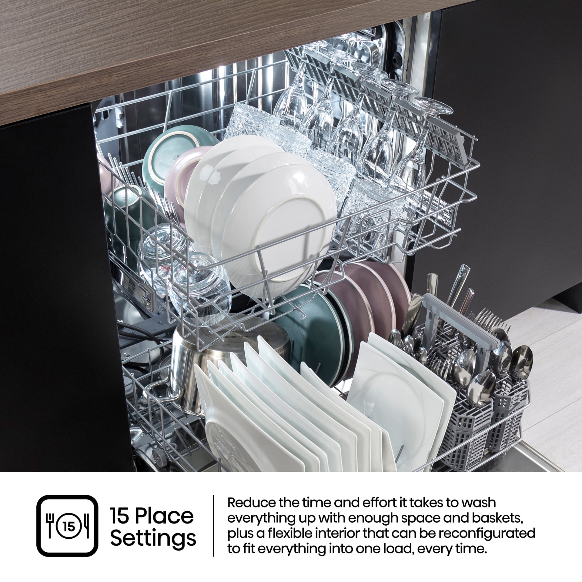 Hisense H15DSL | 15 Place Dishwasher