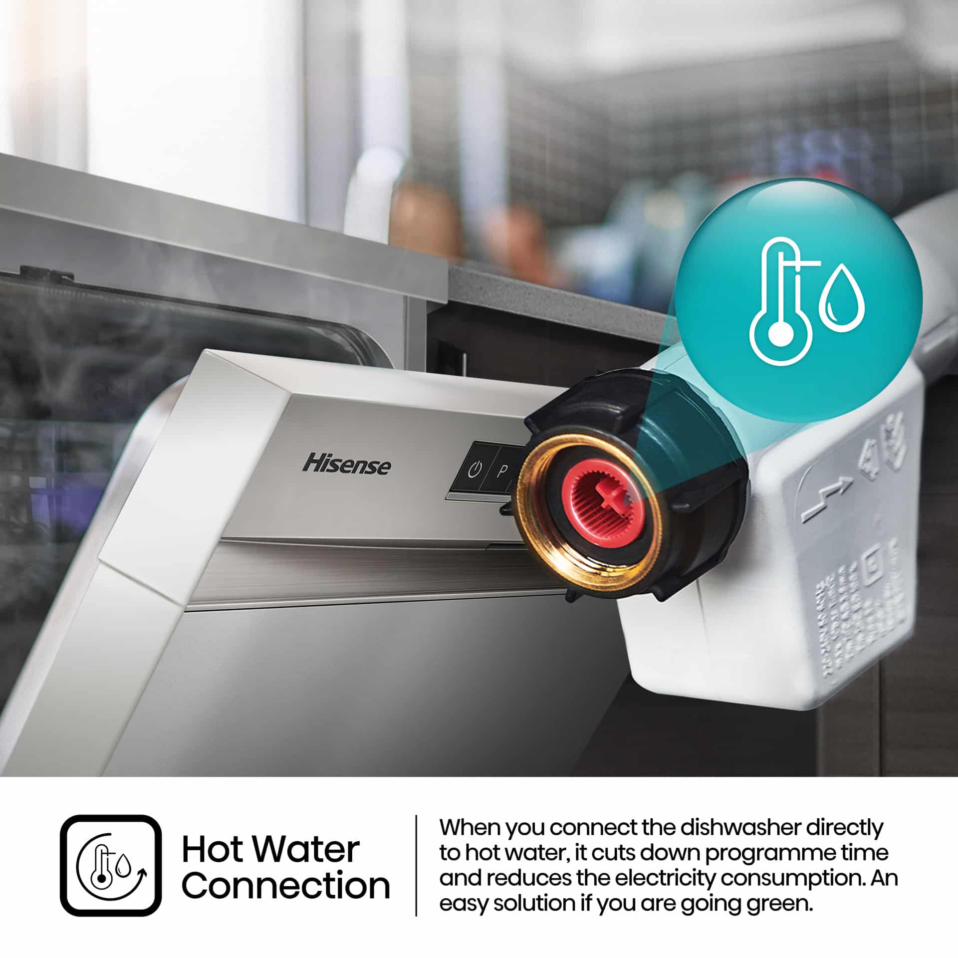 Hisense H15DSL | 15 Place Dishwasher
