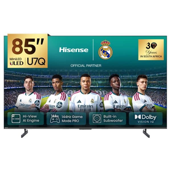 Hisense Real MiniLED 85U7Q | 85″ 144Hz 240HSR TV product photo