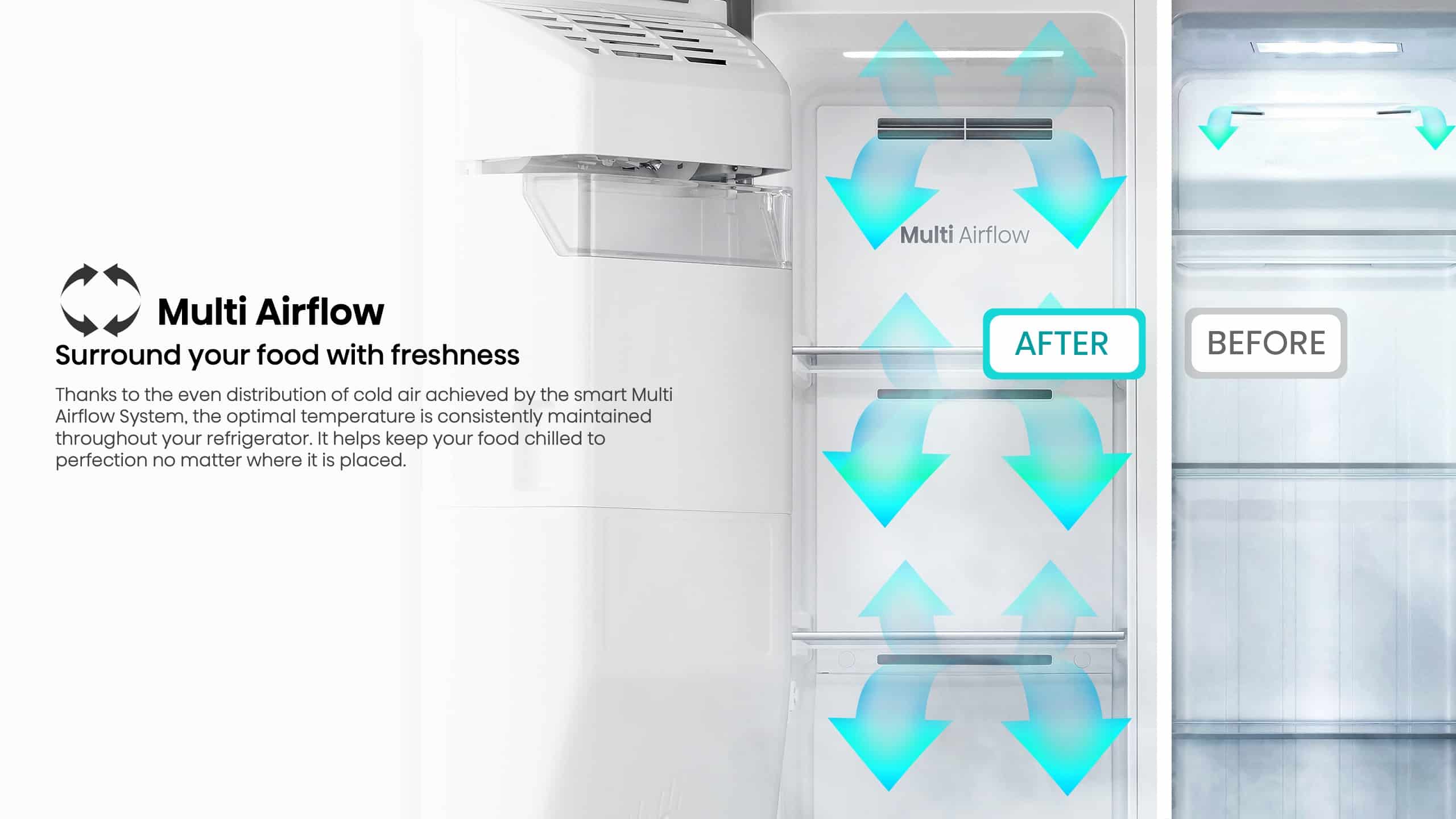 Hisense H695SS-IDL | 506L Silver Side By Side Refrigerator