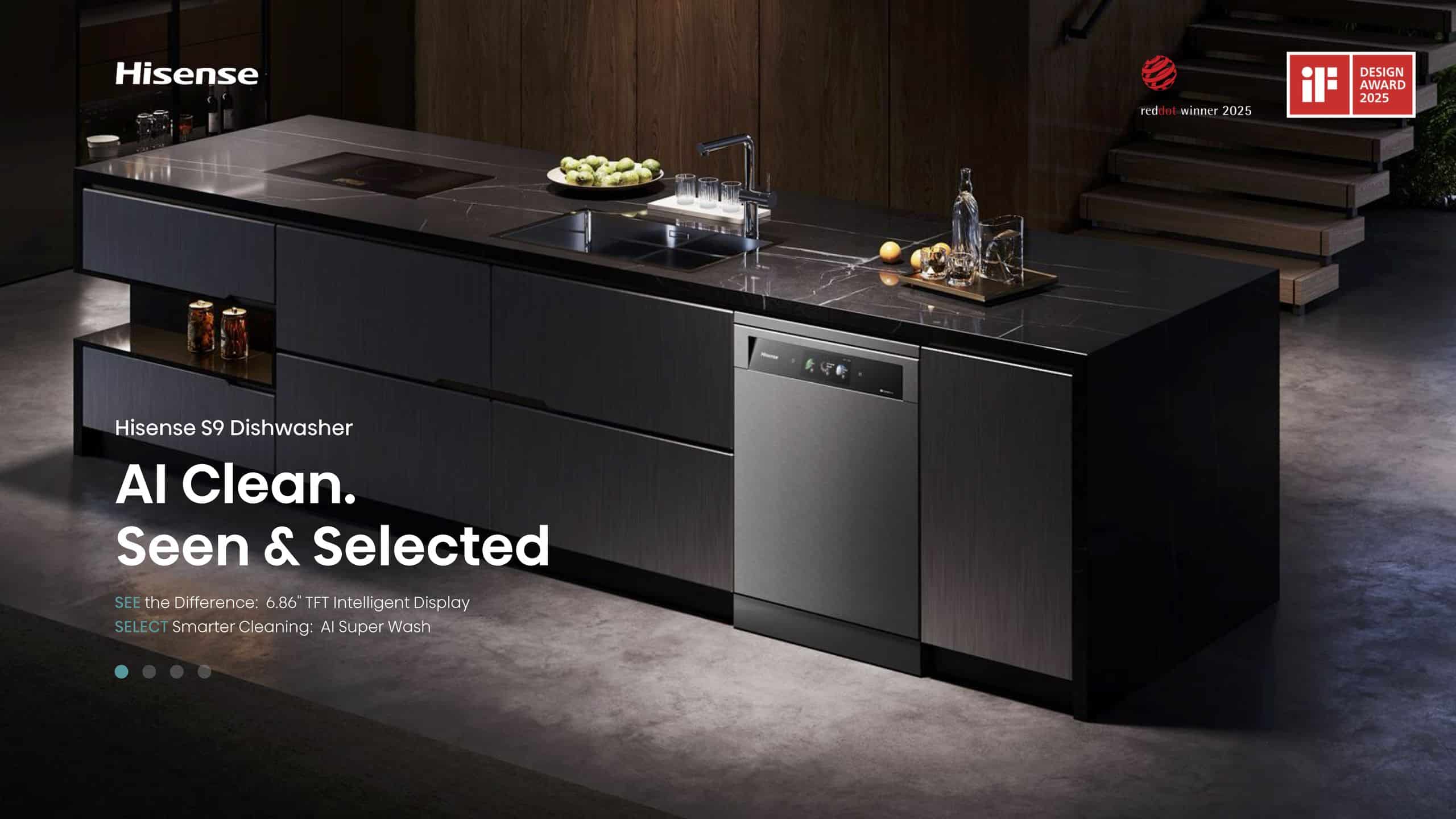 Hisense H15DWTFT | 15 Place Dishwasher feature banner