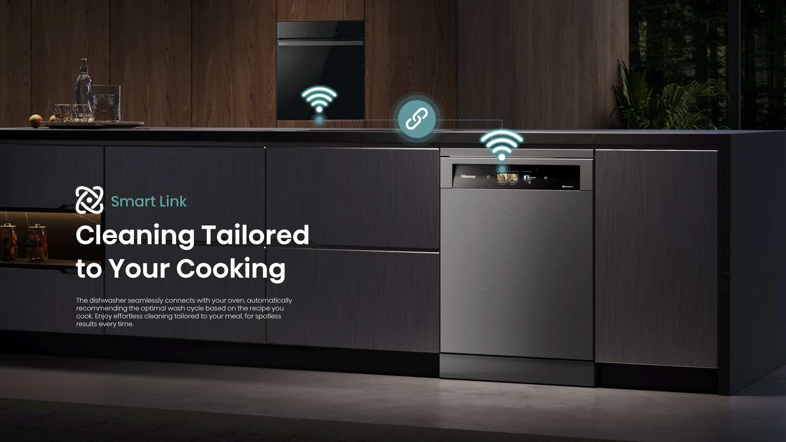 Hisense H15DWTFT | 15 Place Dishwasher feature banner