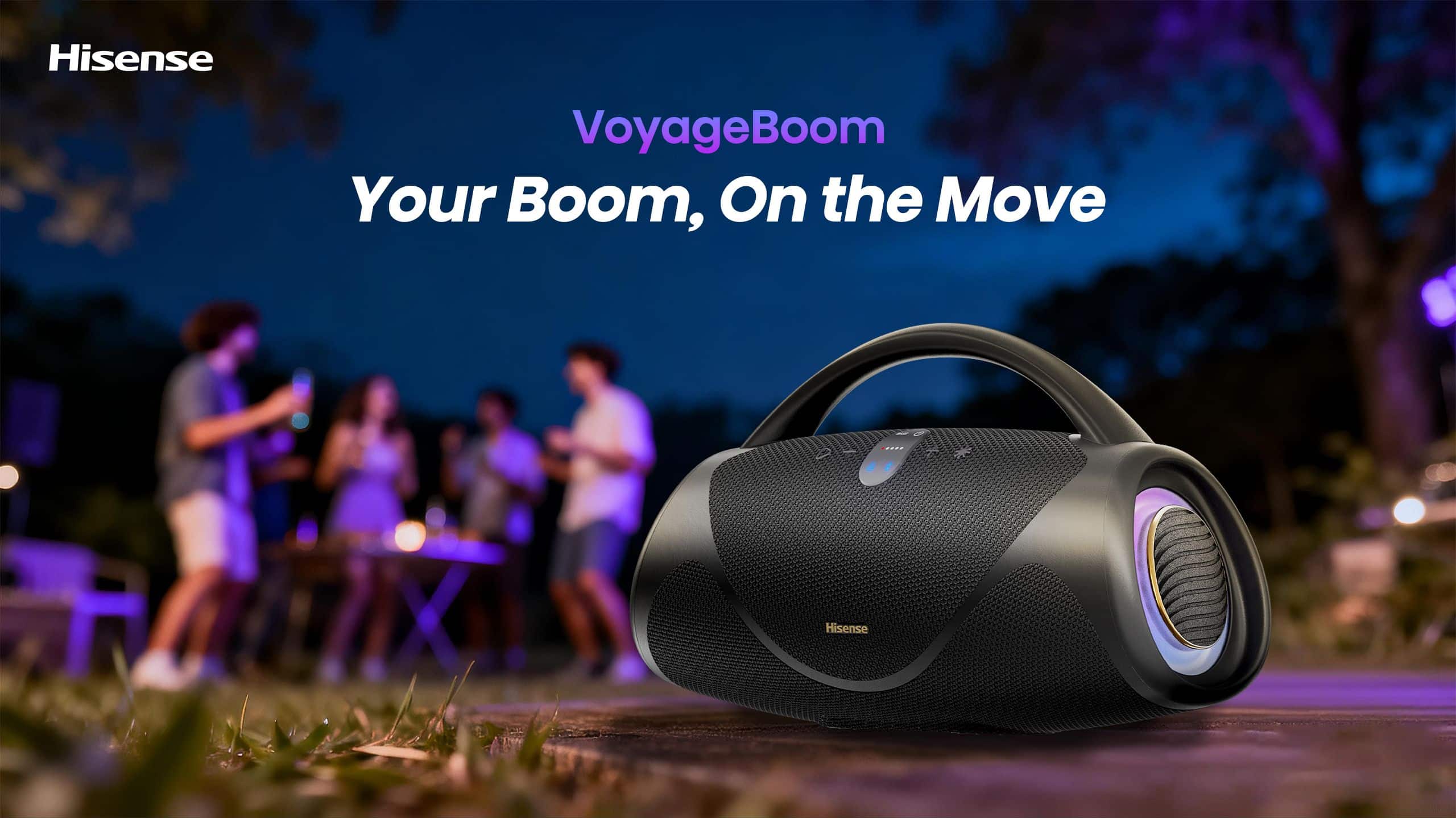 Hisense Voyage Boom | Bass Boost Portable Speaker feature banner
