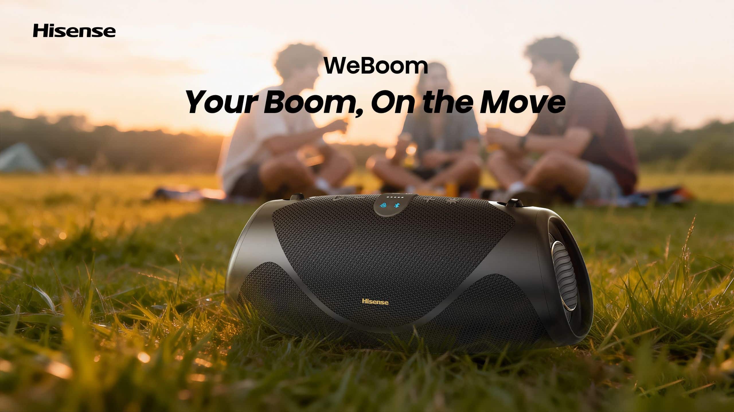 Hisense We Boom | Bass Boost Water Proof Speaker feature banner