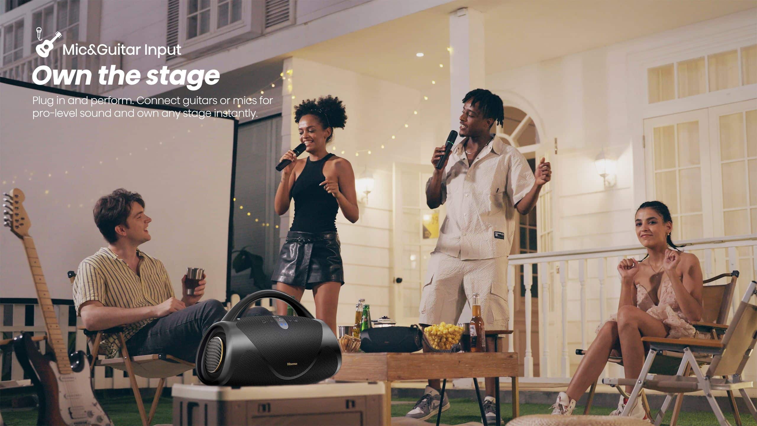 Hisense Voyage Boom | Bass Boost Portable Speaker feature banner