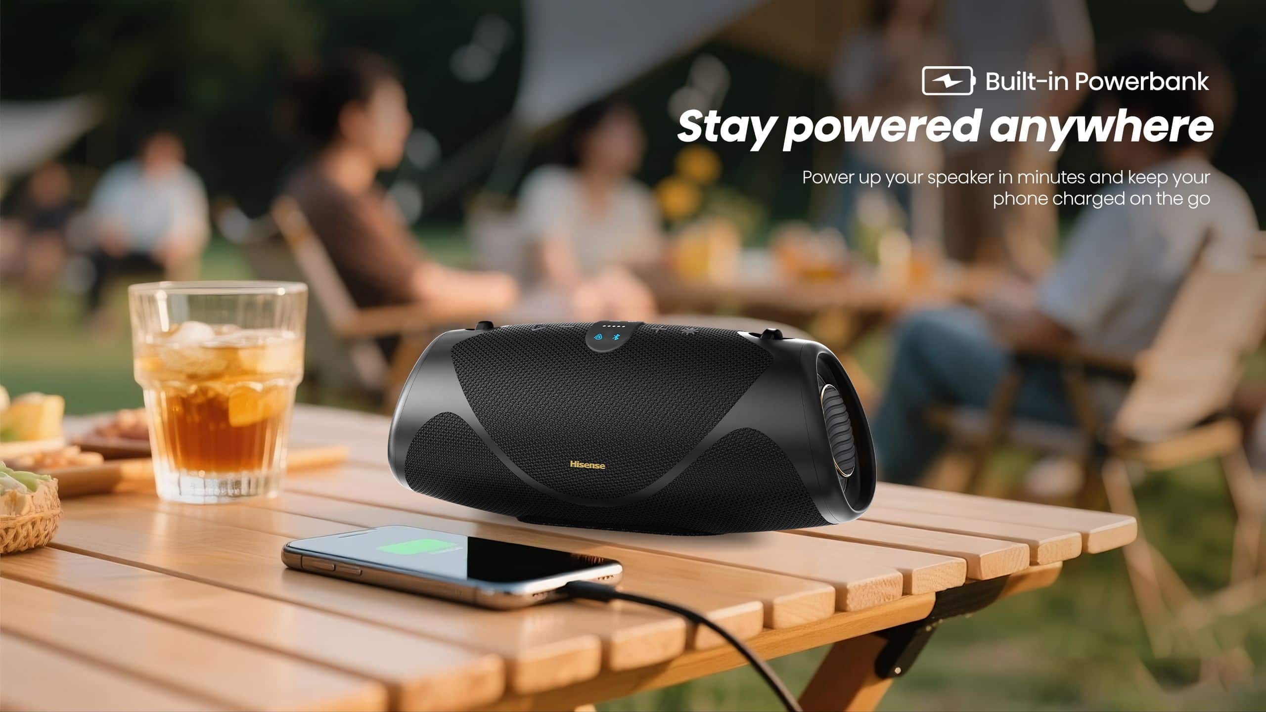 Hisense We Boom | Bass Boost Water Proof Speaker feature banner