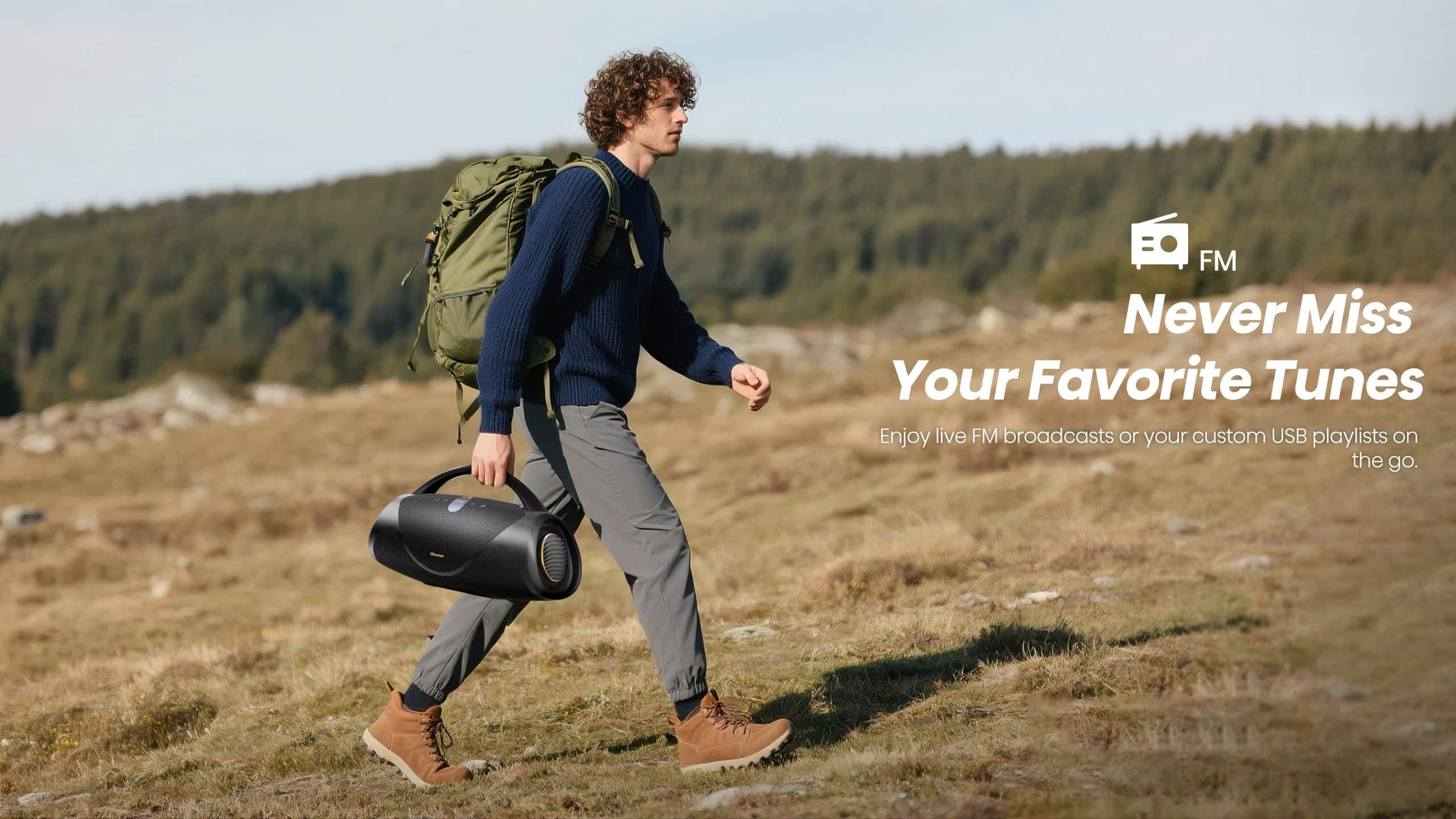 Hisense Voyage Boom | Bass Boost Portable Speaker feature banner