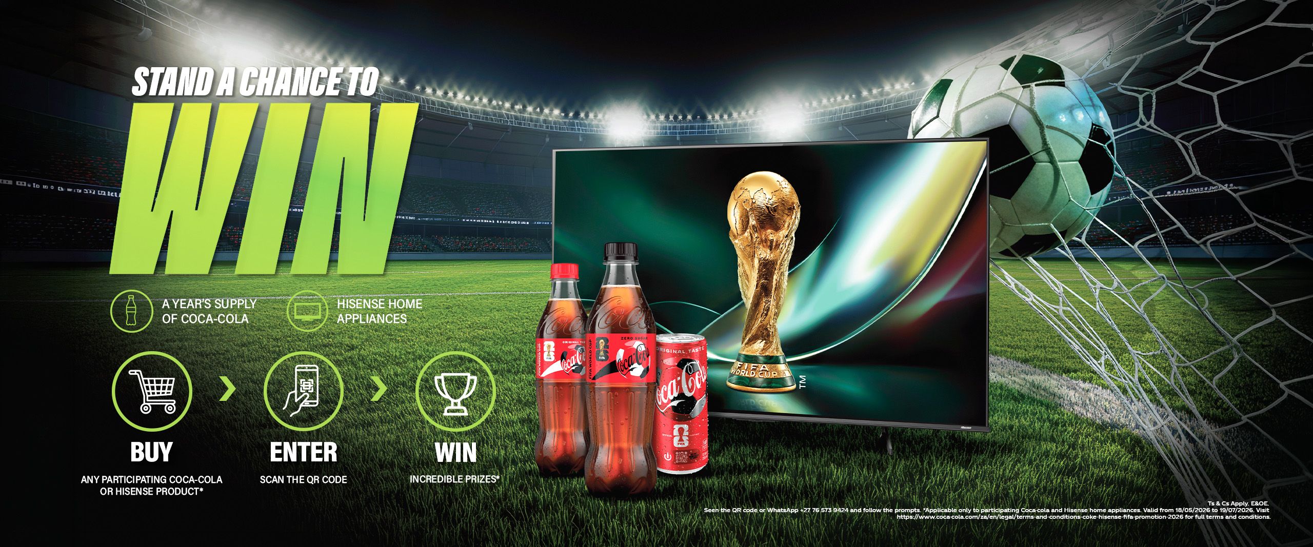 Hisense X Coke banner