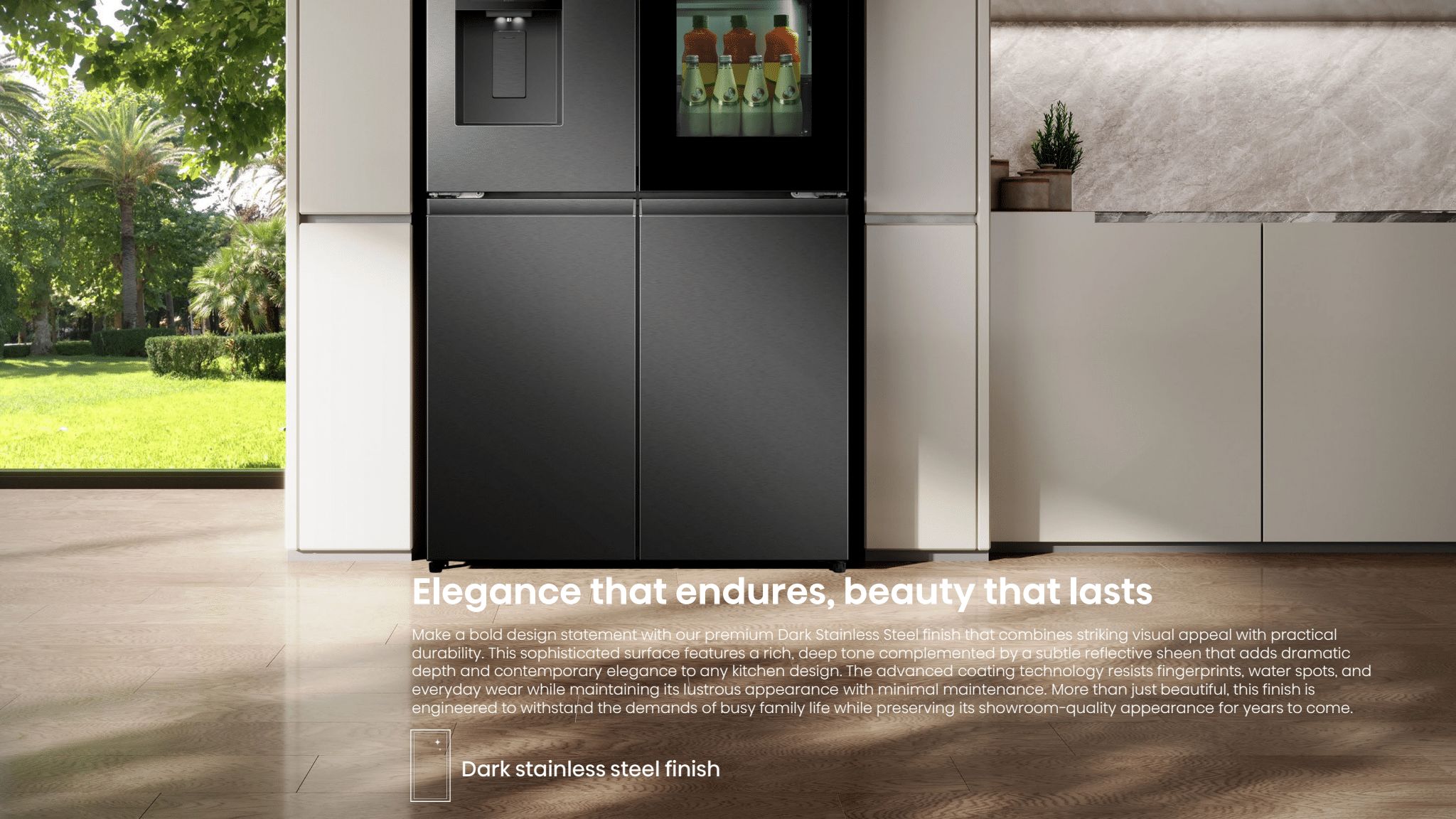 Hisense H820FSB-IMV | PureView Series 601L Multi Door Refrigerator feature banner