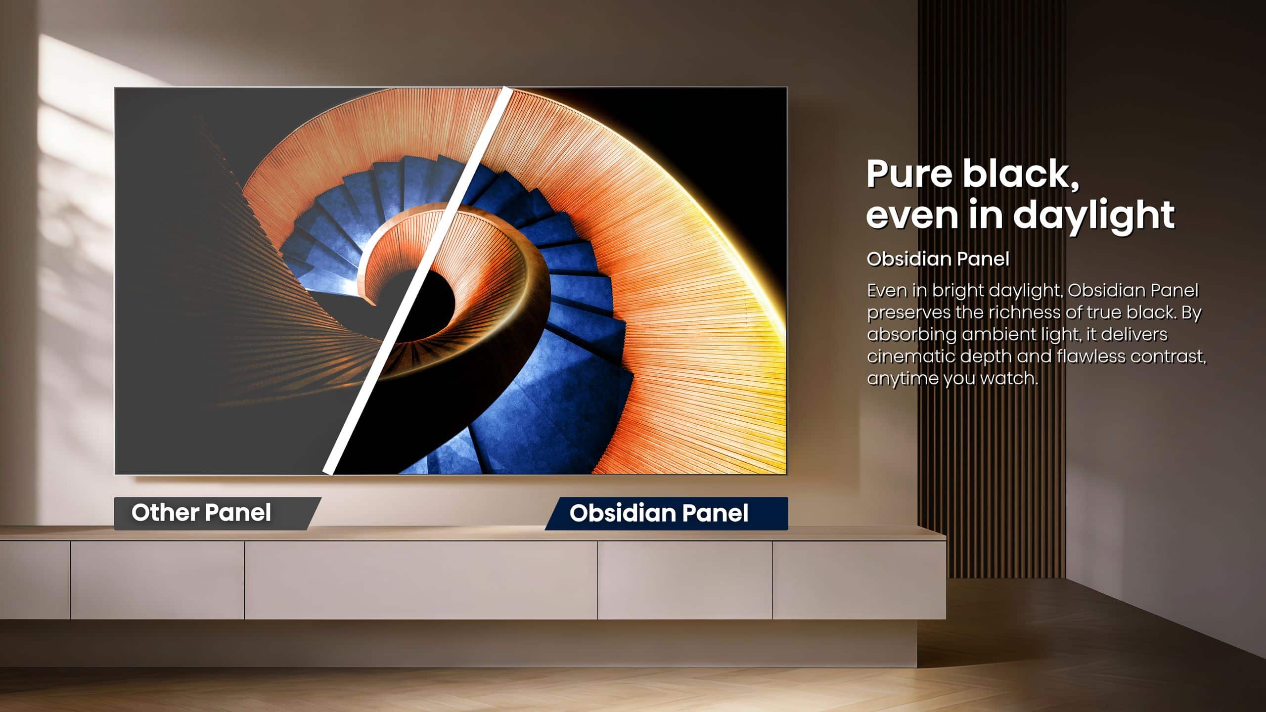 Hisense RGB MiniLED 85UR8S | 85″ 180Hz  330HSR TV feature banner