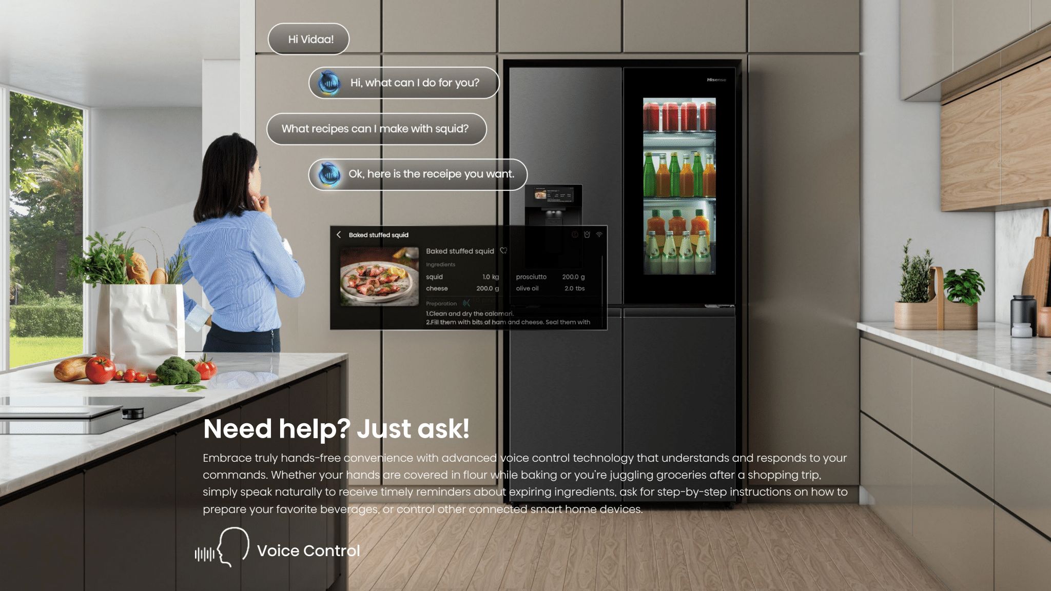Hisense H820FSB-IMV | PureView Series 601L Multi Door Refrigerator feature banner