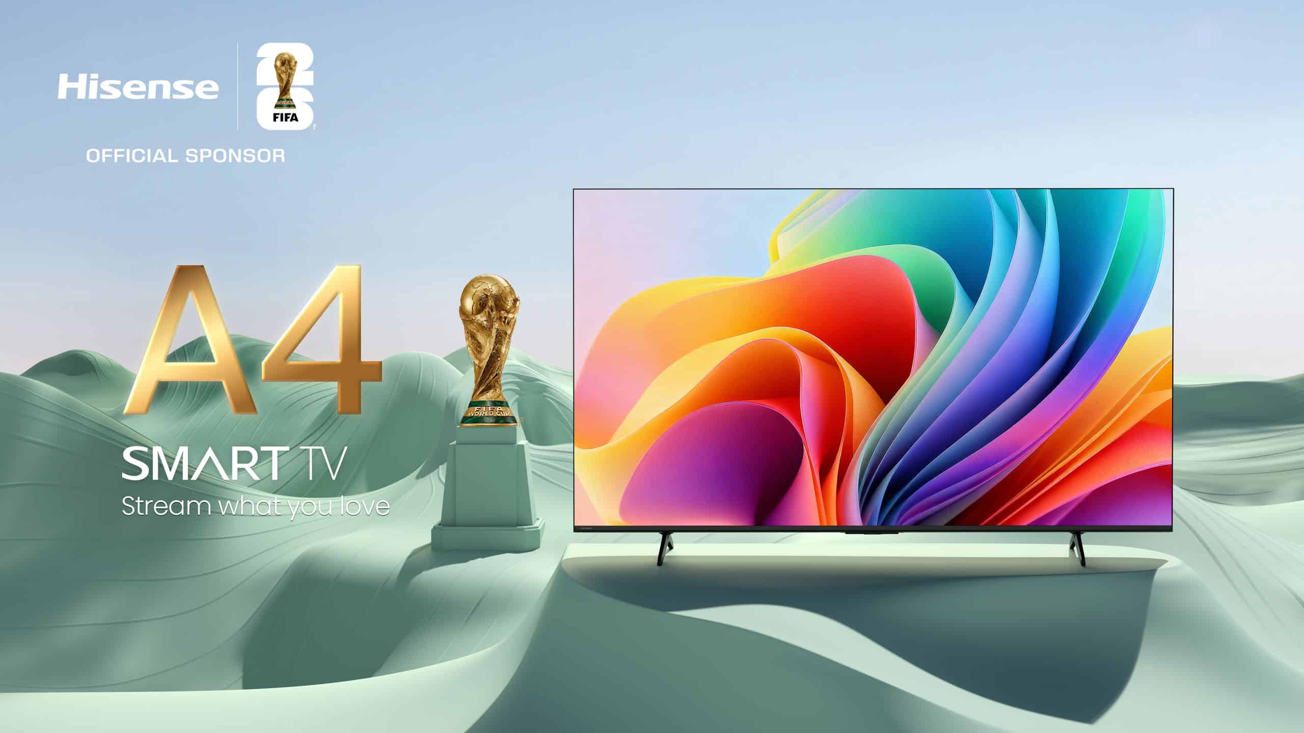Hisense 43A4S | 43″ Direct LED 2K Smart TV feature banner