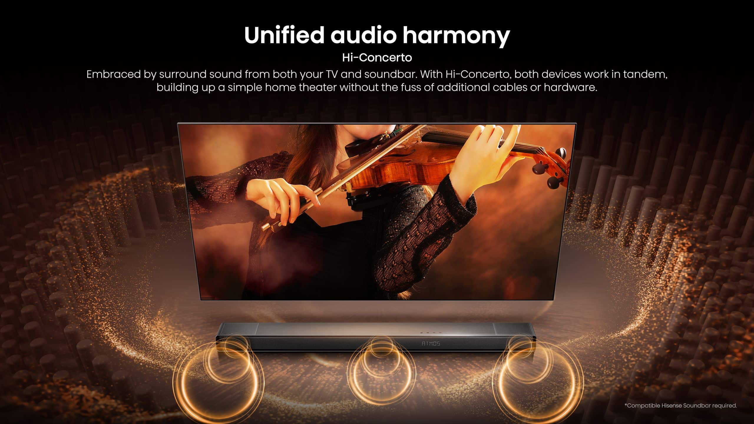 Hisense Real MiniLED 65U7S | 65″ 144Hz 240HSR TV feature banner