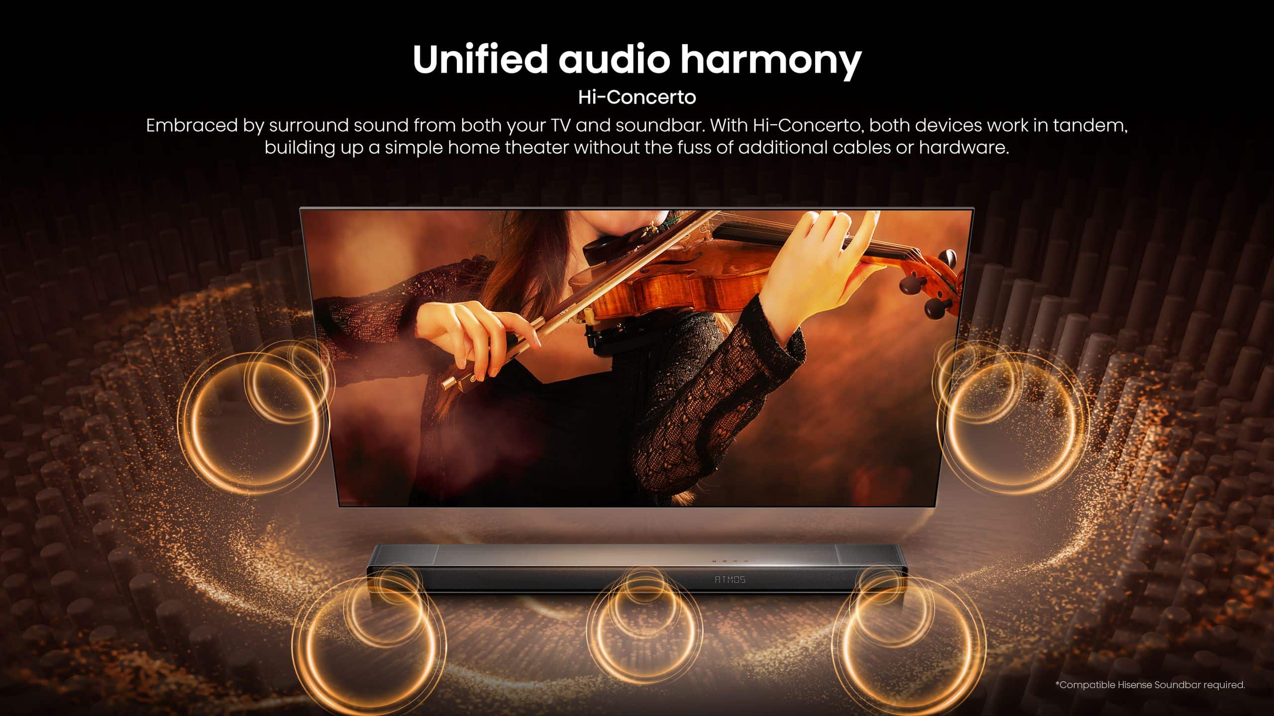 Hisense Real MiniLED 65U7S PRO | 65″ 165Hz 330HSR TV feature banner