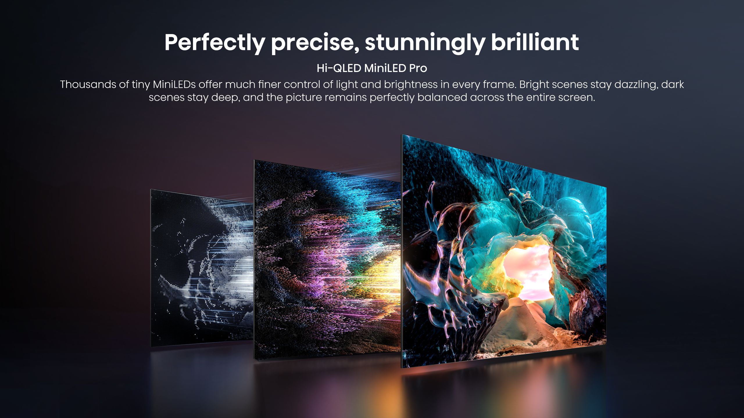 Hisense Real MiniLED 65U7S PRO | 65″ 165Hz 330HSR TV feature banner