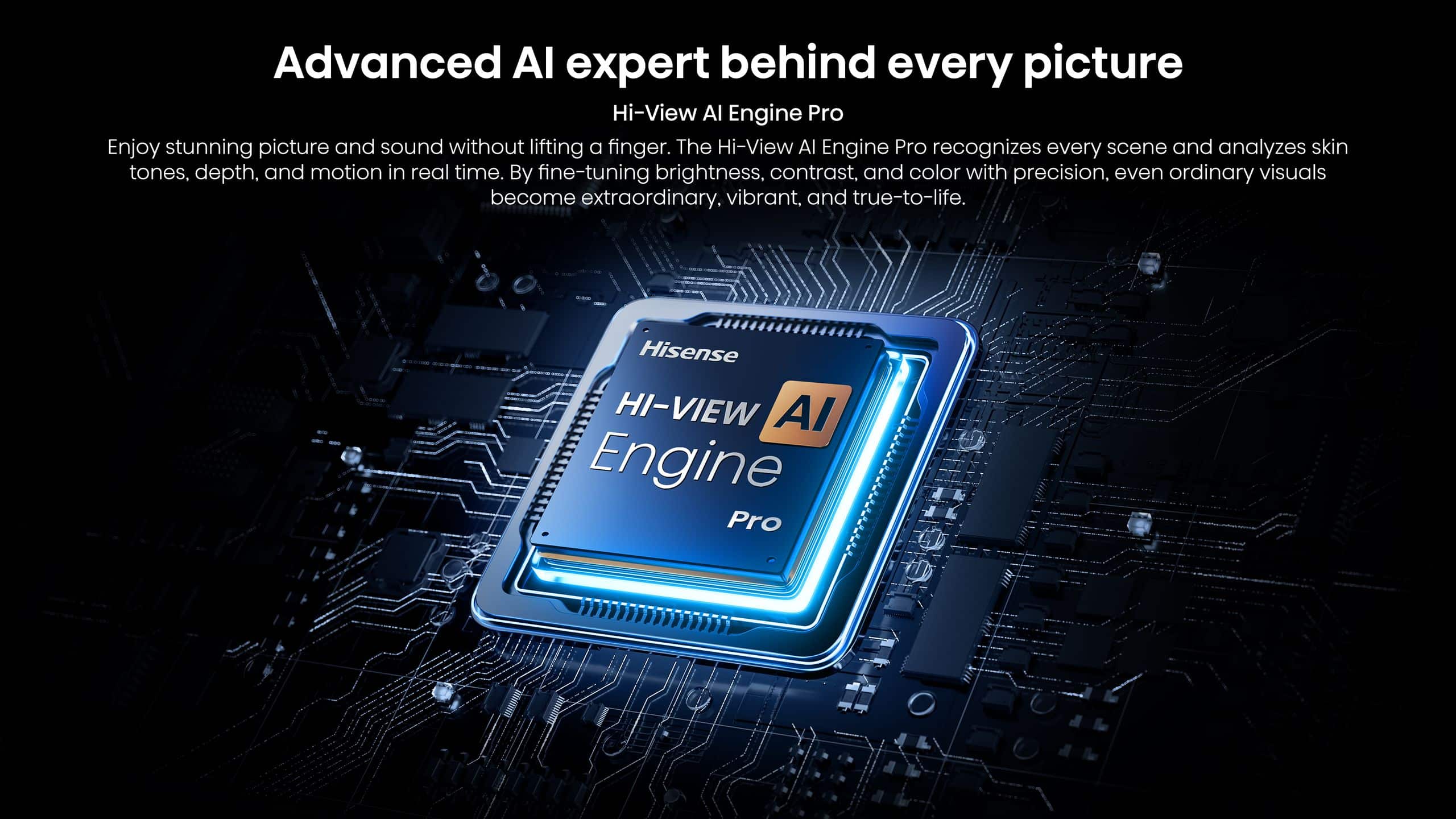 Hisense Real MiniLED 65U7S PRO | 65″ 165Hz 330HSR TV feature banner
