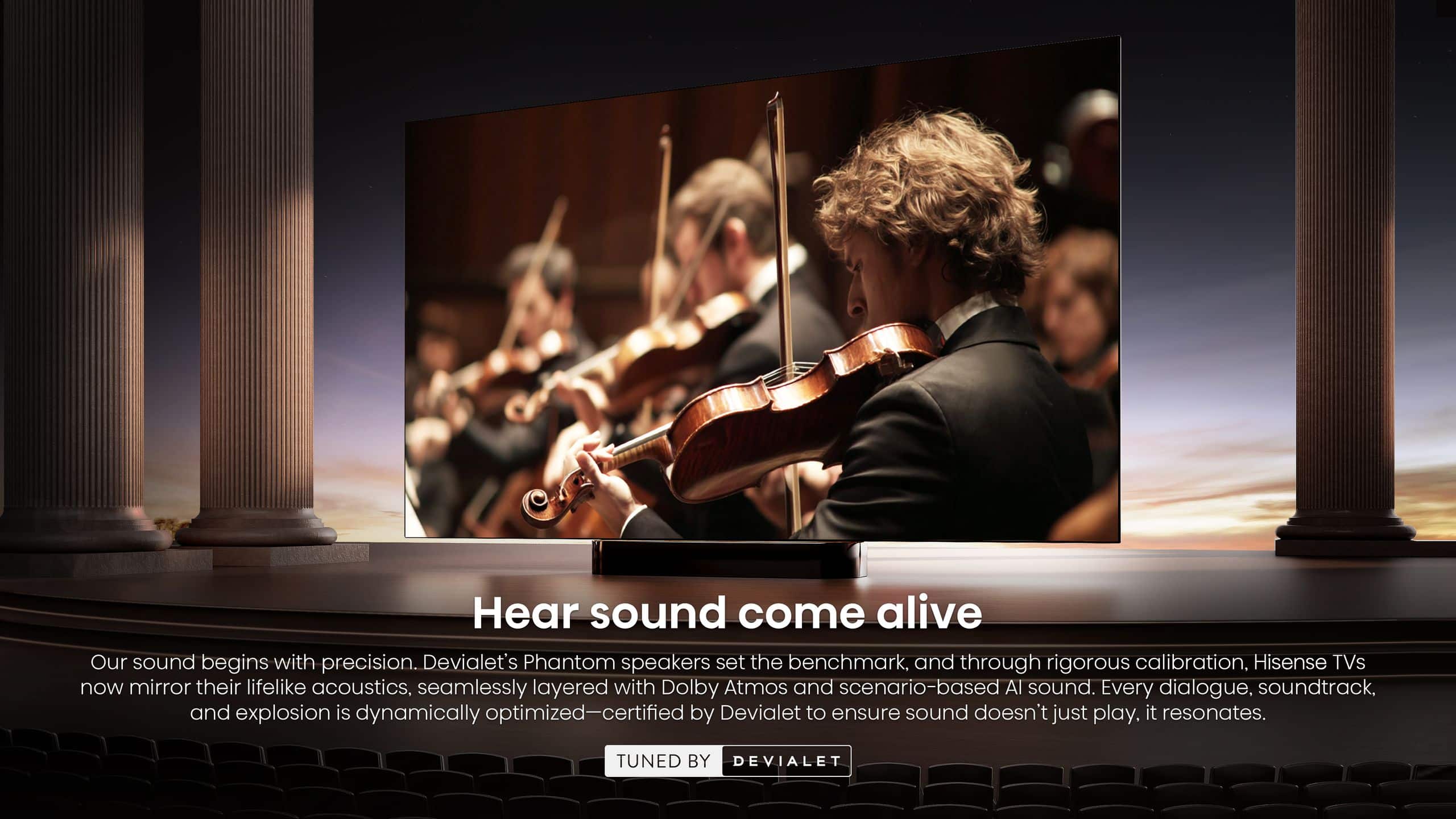 Hisense Real MiniLED 65U7S | 65″ 144Hz 240HSR TV feature banner