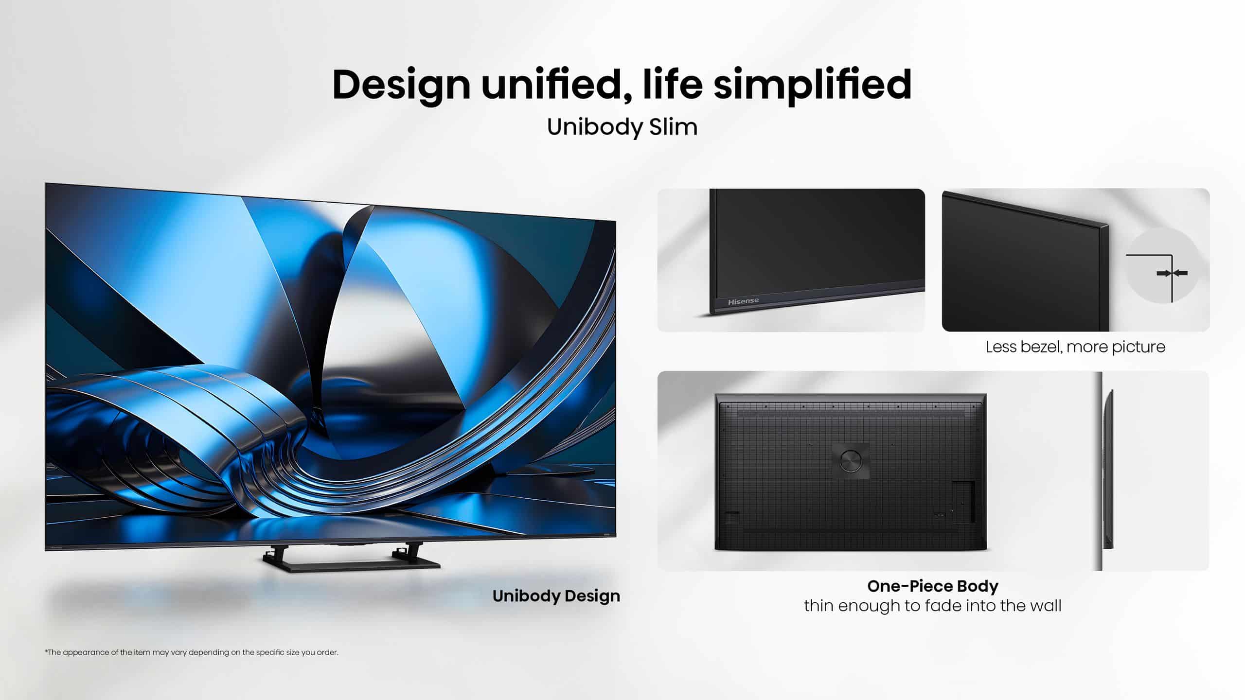 Hisense Real MiniLED 65U7S | 65″ 144Hz 240HSR TV feature banner
