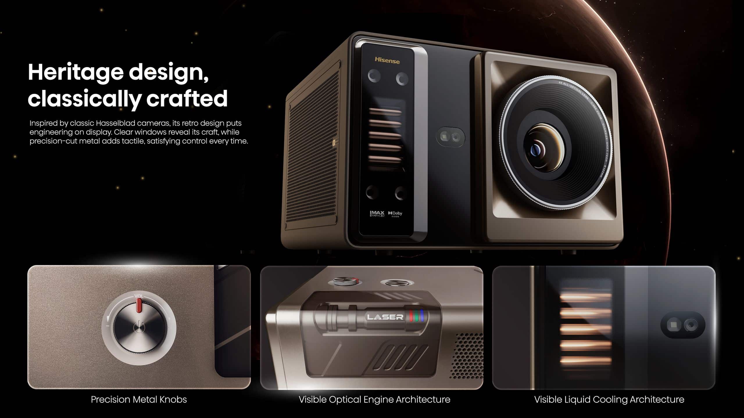 Hisense XR10 | 65″-300″ Trichroma 4K Laser Projector feature banner