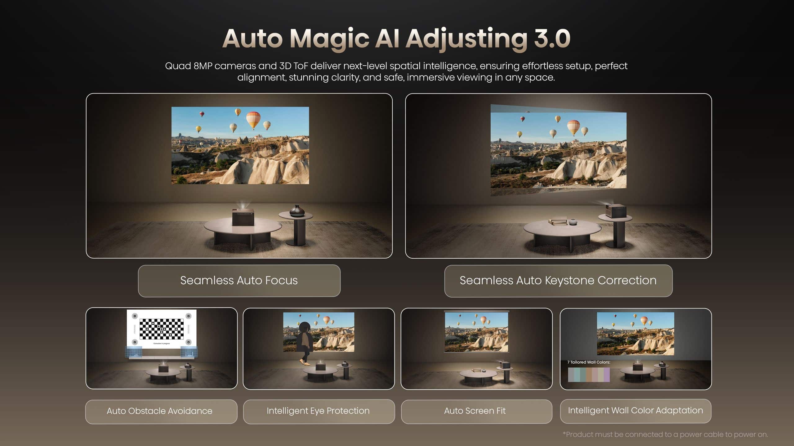 Hisense XR10 | 65″-300″ Trichroma 4K Laser Projector feature banner