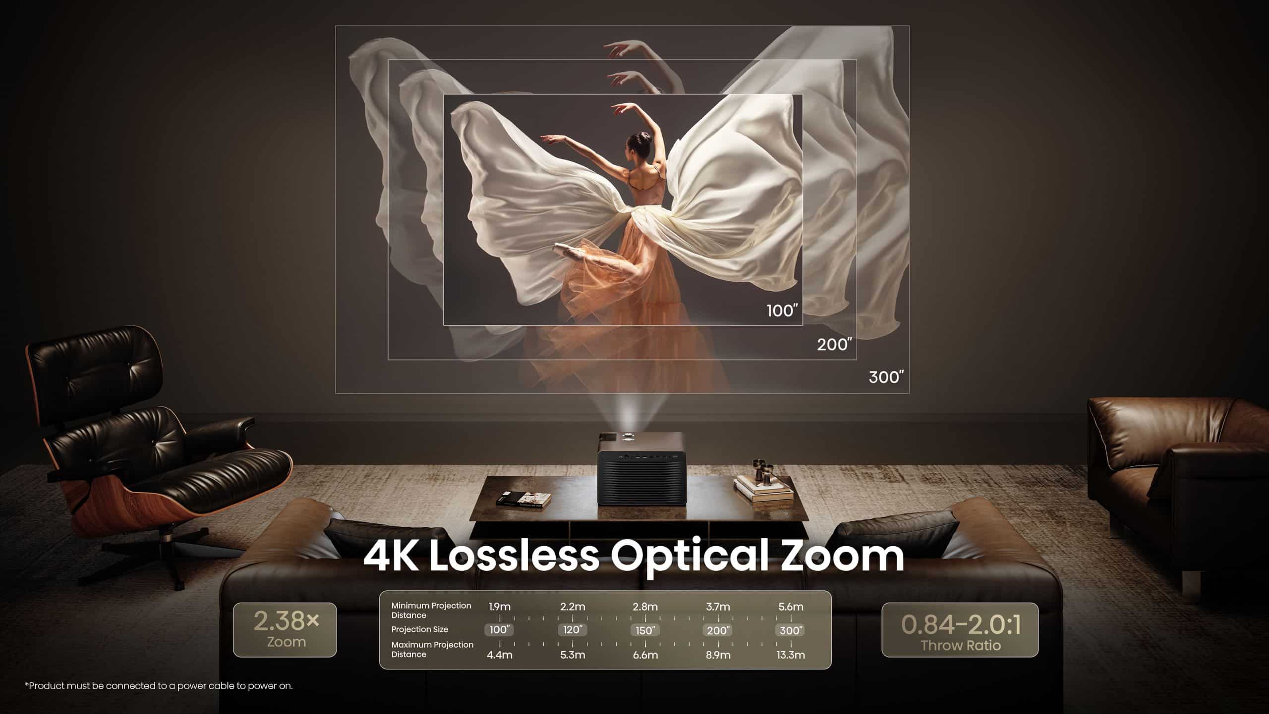 Hisense XR10 | 65″-300″ Trichroma 4K Laser Projector feature banner