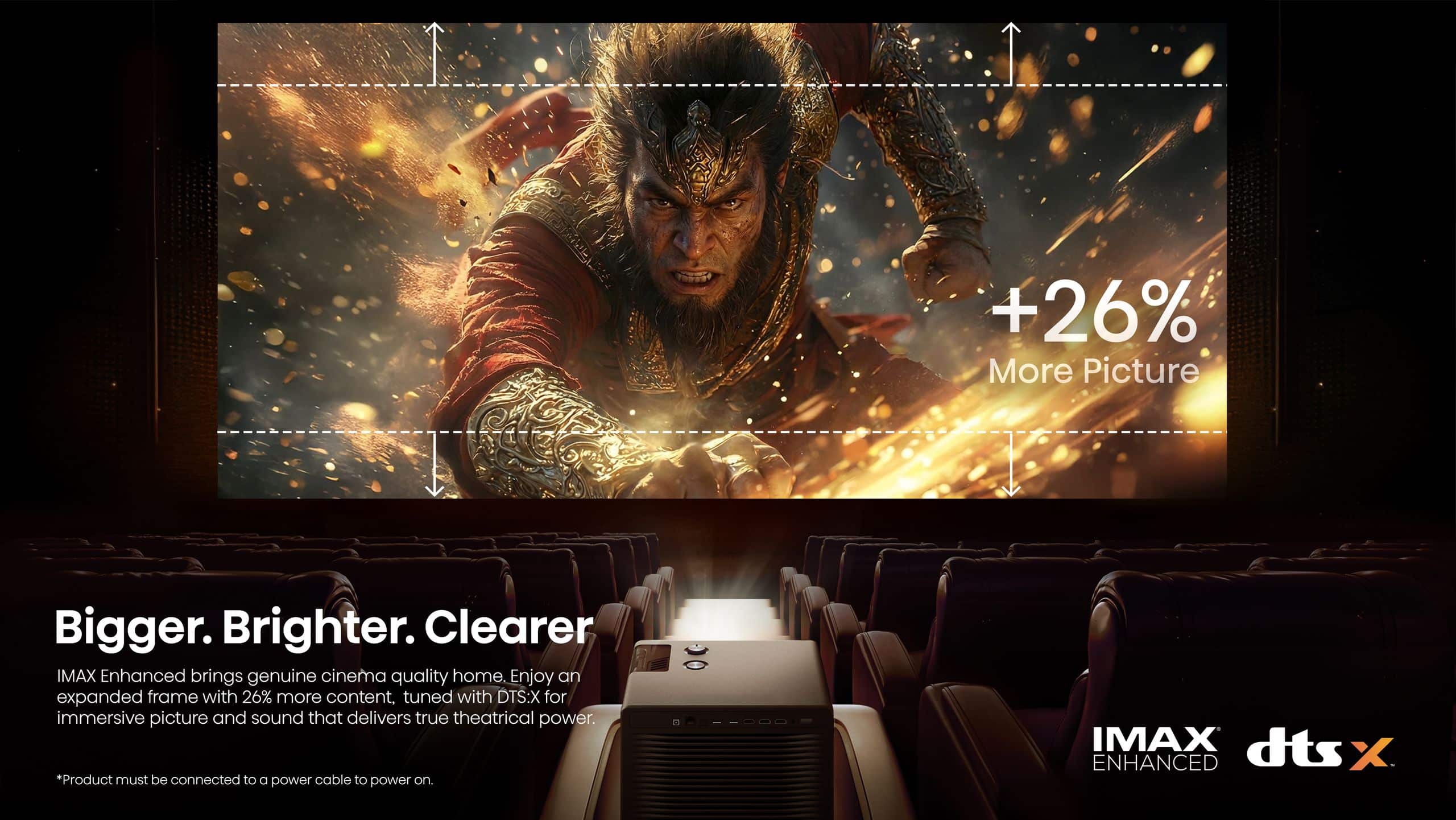 Hisense XR10 | 65″-300″ Trichroma 4K Laser Projector feature banner