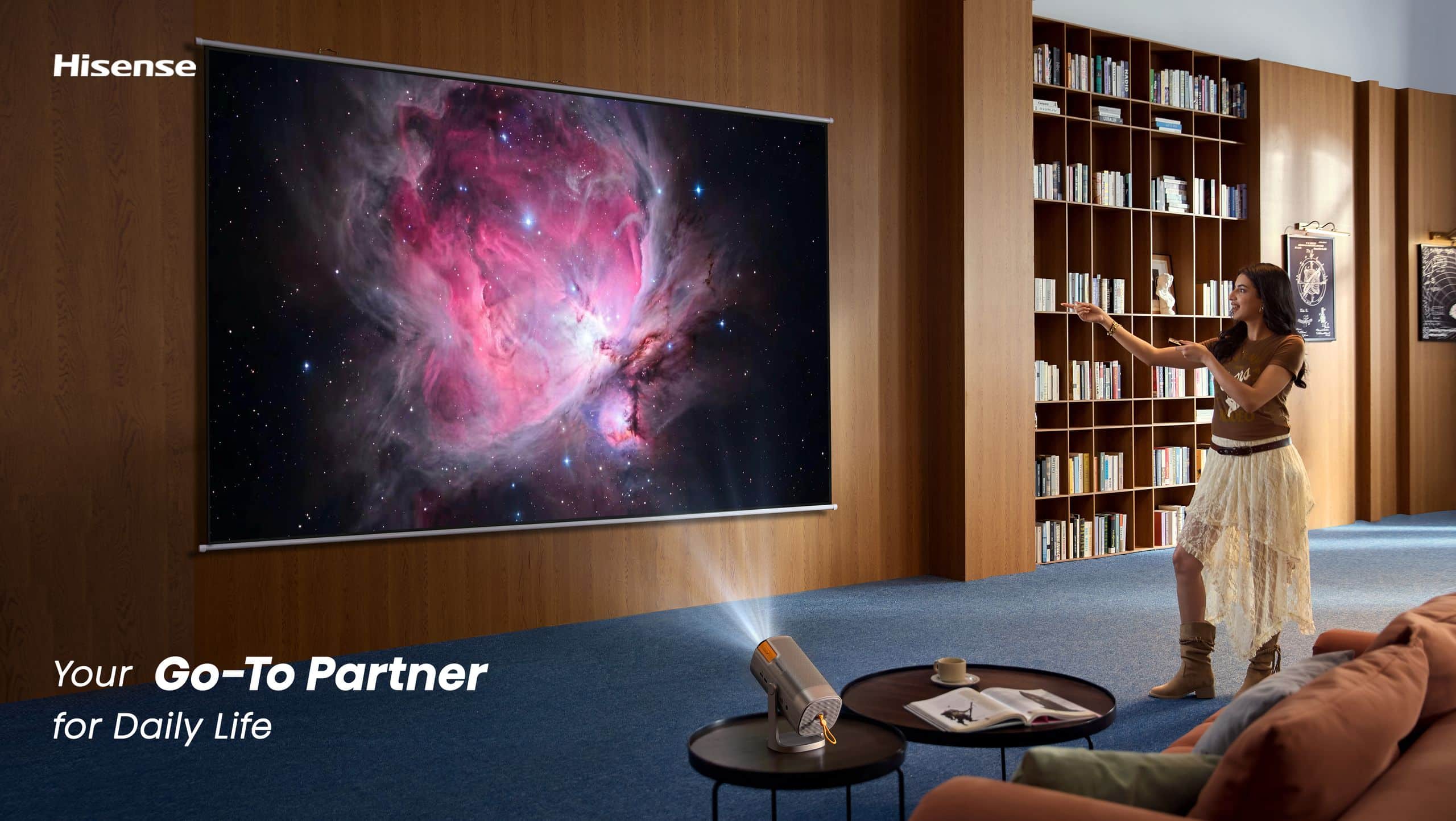 Hisense P1 | 150″ HD Laser Projector feature banner