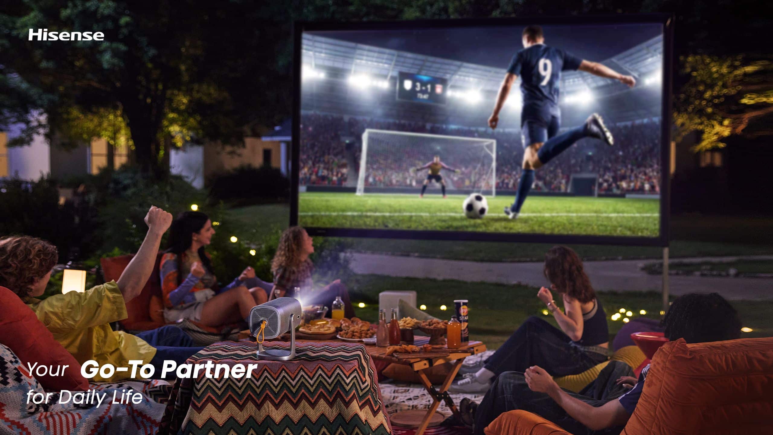 Hisense P1 | 150″ HD Laser Projector feature banner
