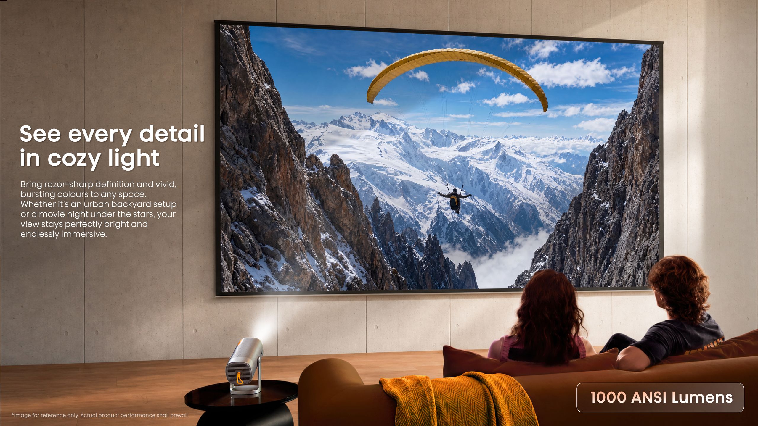Hisense P1 | 150″ HD Laser Projector feature banner