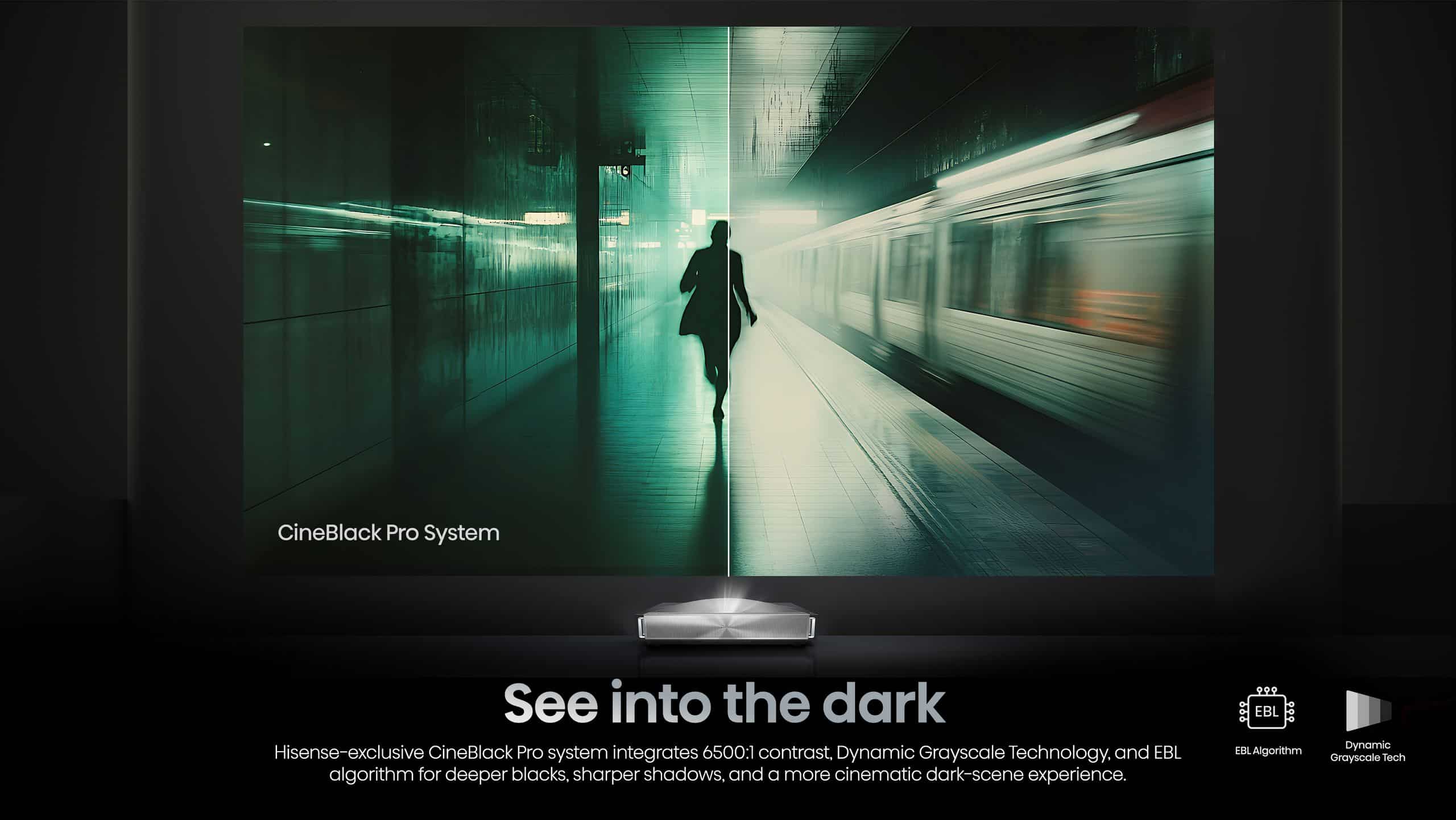 Hisense PX4-PRO | 3500-Lumen 4K Ultra Short-Throw TriChroma Laser Projector feature banner