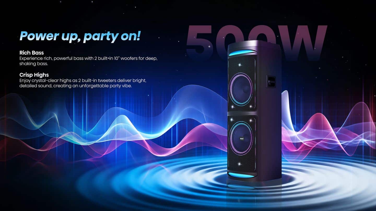 Hisense HP600 | 500W DJ Party Speaker feature banner