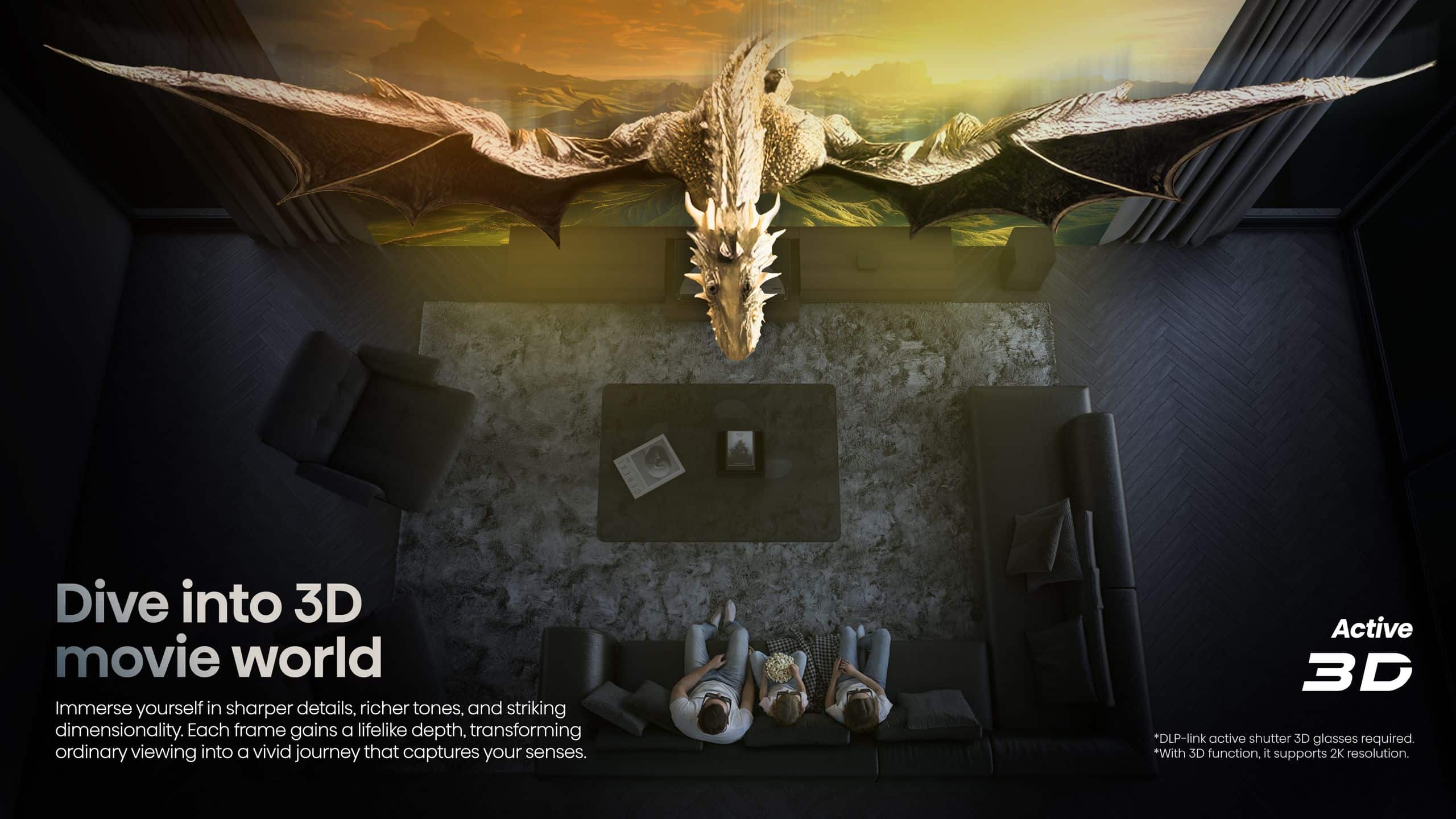 Hisense PX4-PRO | 3500-Lumen 4K Ultra Short-Throw TriChroma Laser Projector feature banner