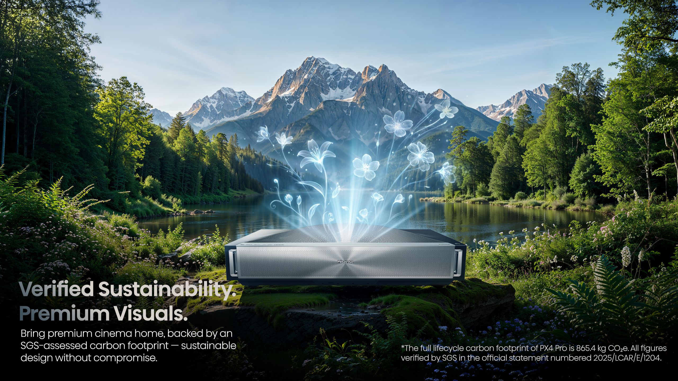 Hisense PX4-PRO | 3500-Lumen 4K Ultra Short-Throw TriChroma Laser Projector feature banner