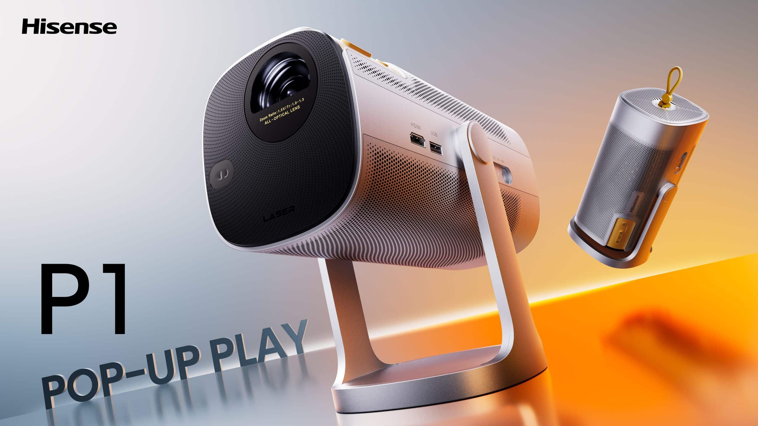 Hisense P1 | 150″ HD Laser Projector feature banner