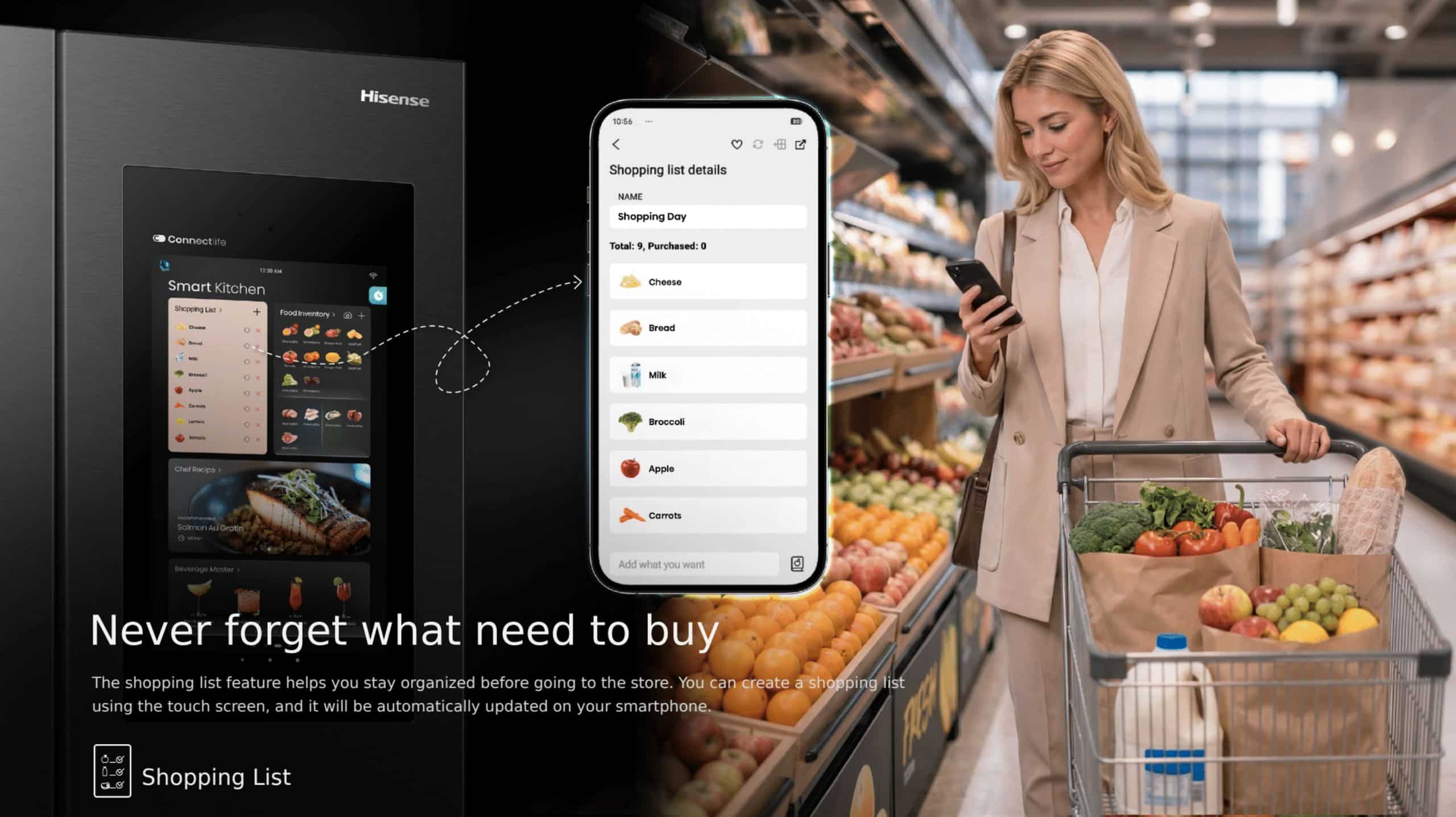 Hisense H810FSB-IDS | Cross Door Refrigerator feature banner