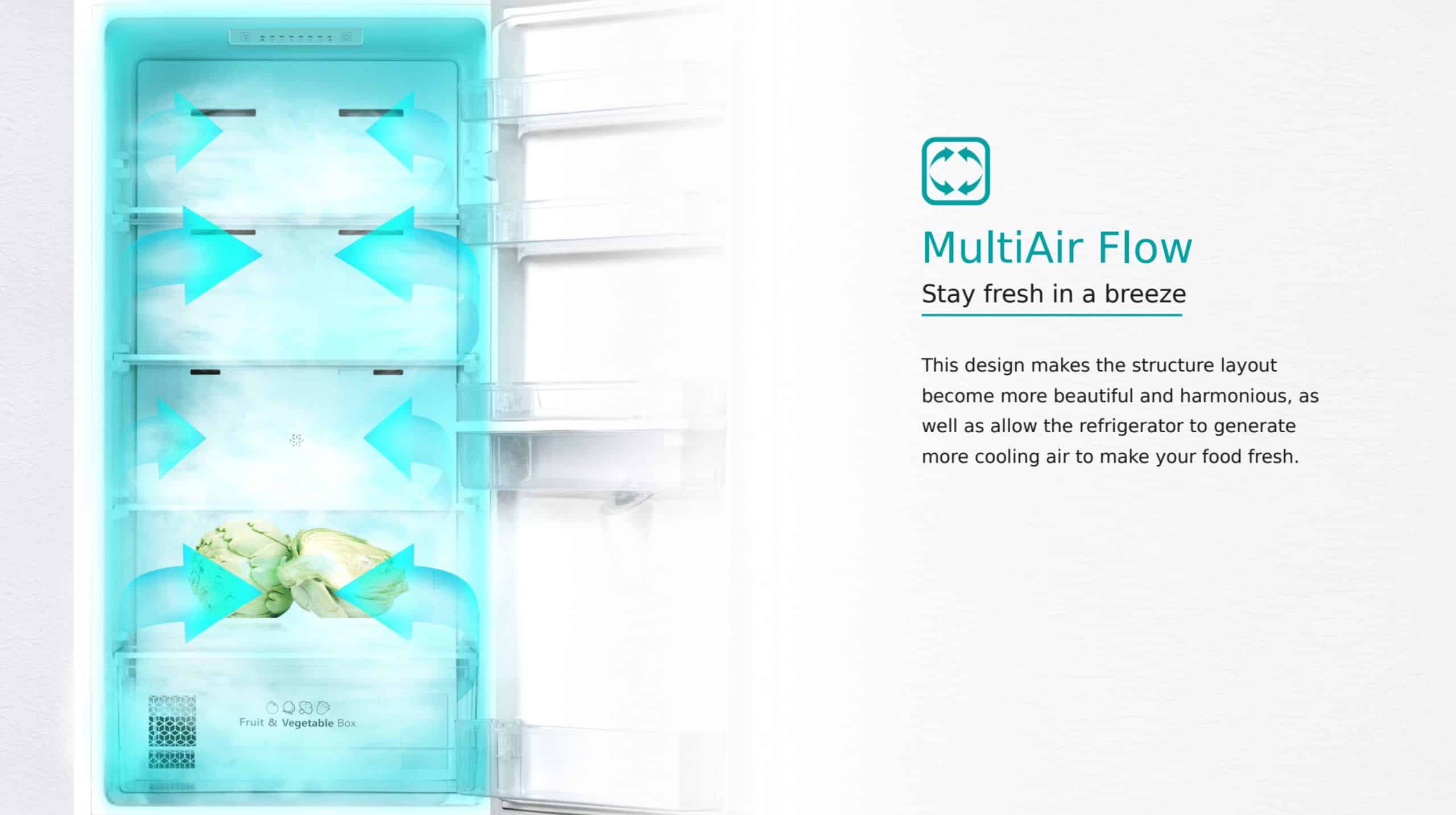 Hisense H365BBL-WD | Bottom Mount Refrigerator feature banner
