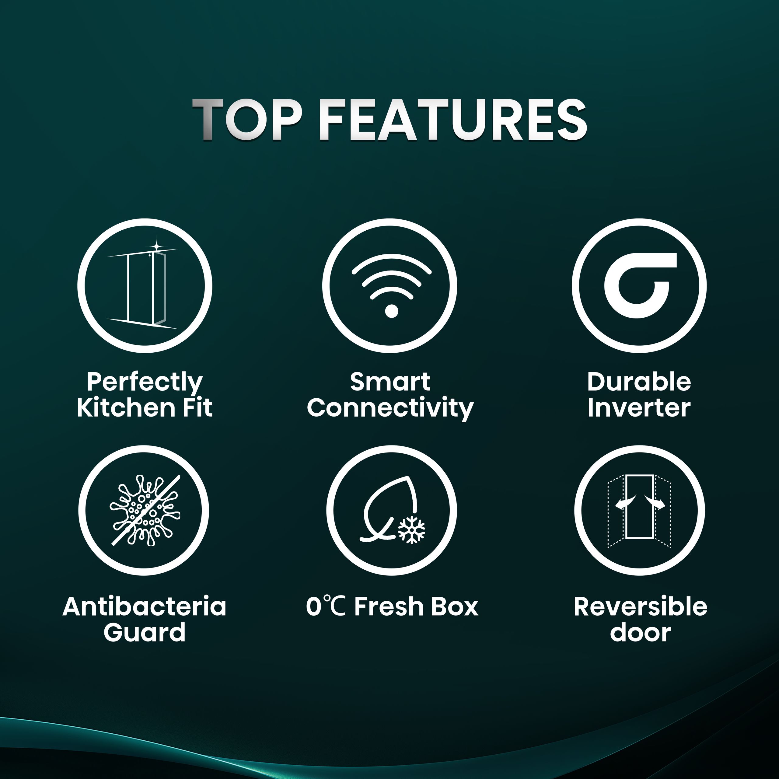 Hisense H460BBLF | KitchenFit Single Door Refrigerator feature banner