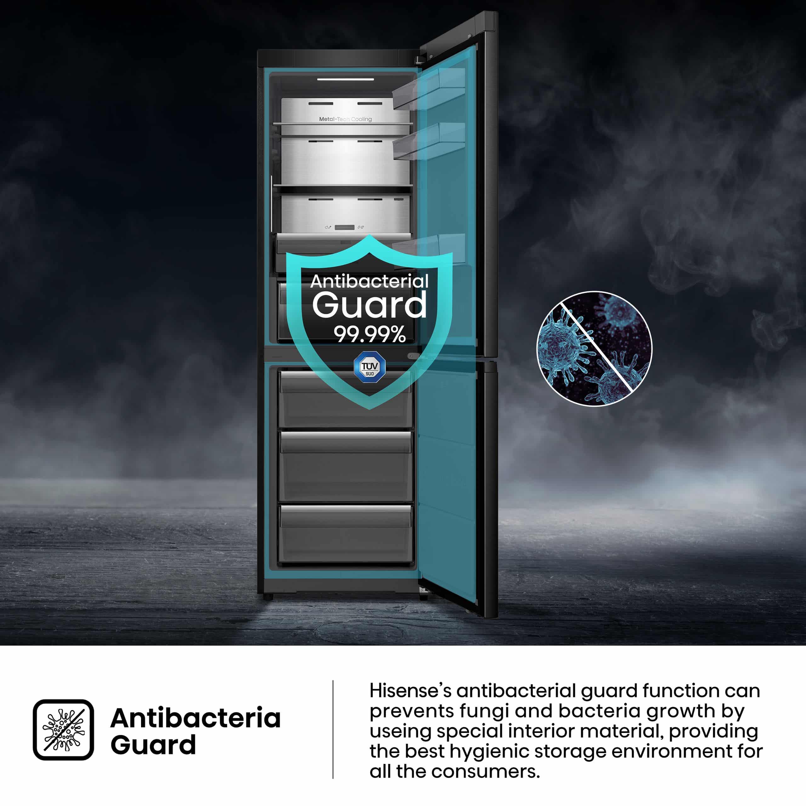 Hisense H460BBLF | KitchenFit Single Door Refrigerator feature banner