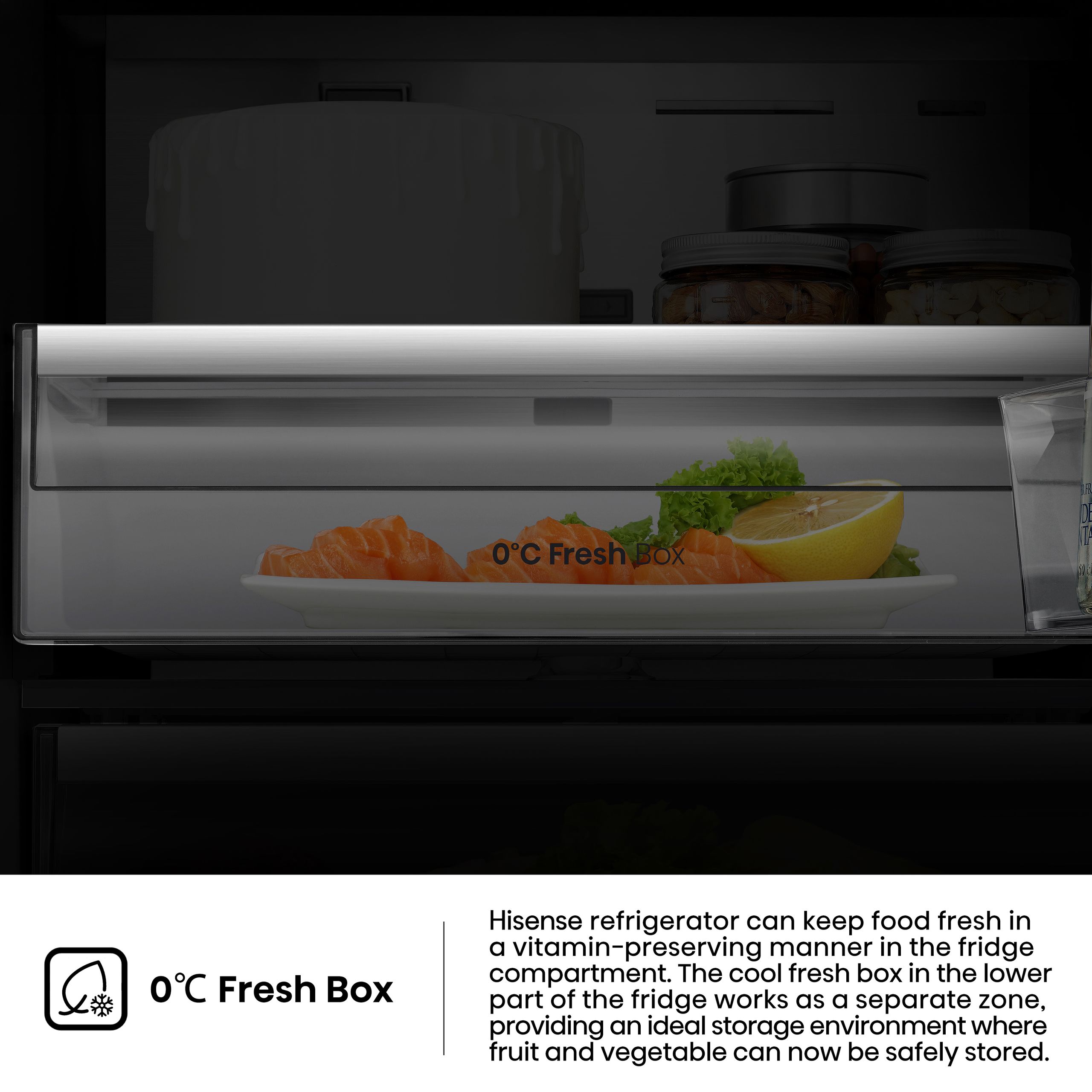 Hisense H460BBLF | KitchenFit Single Door Refrigerator feature banner
