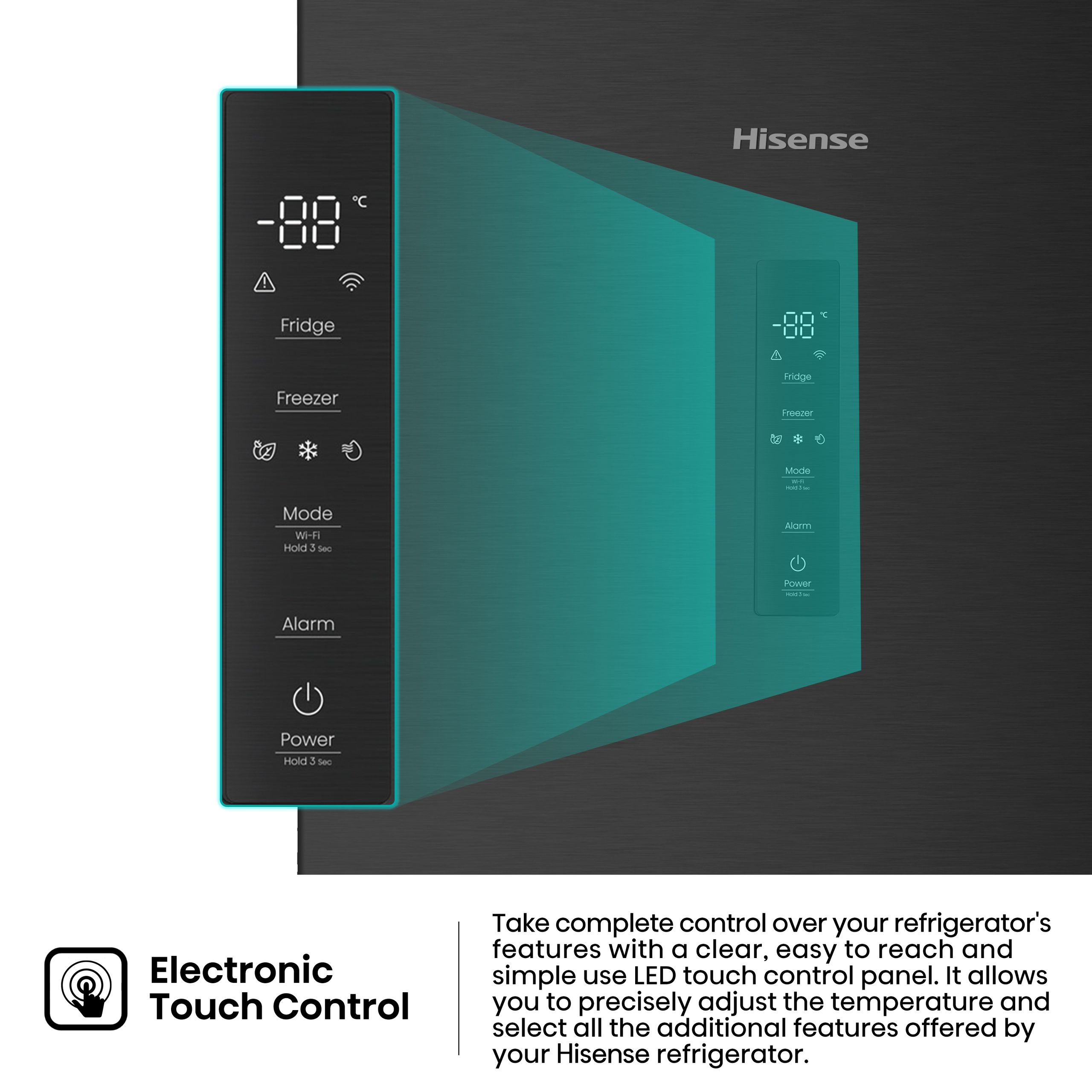 Hisense H460BBLF | KitchenFit Single Door Refrigerator feature banner