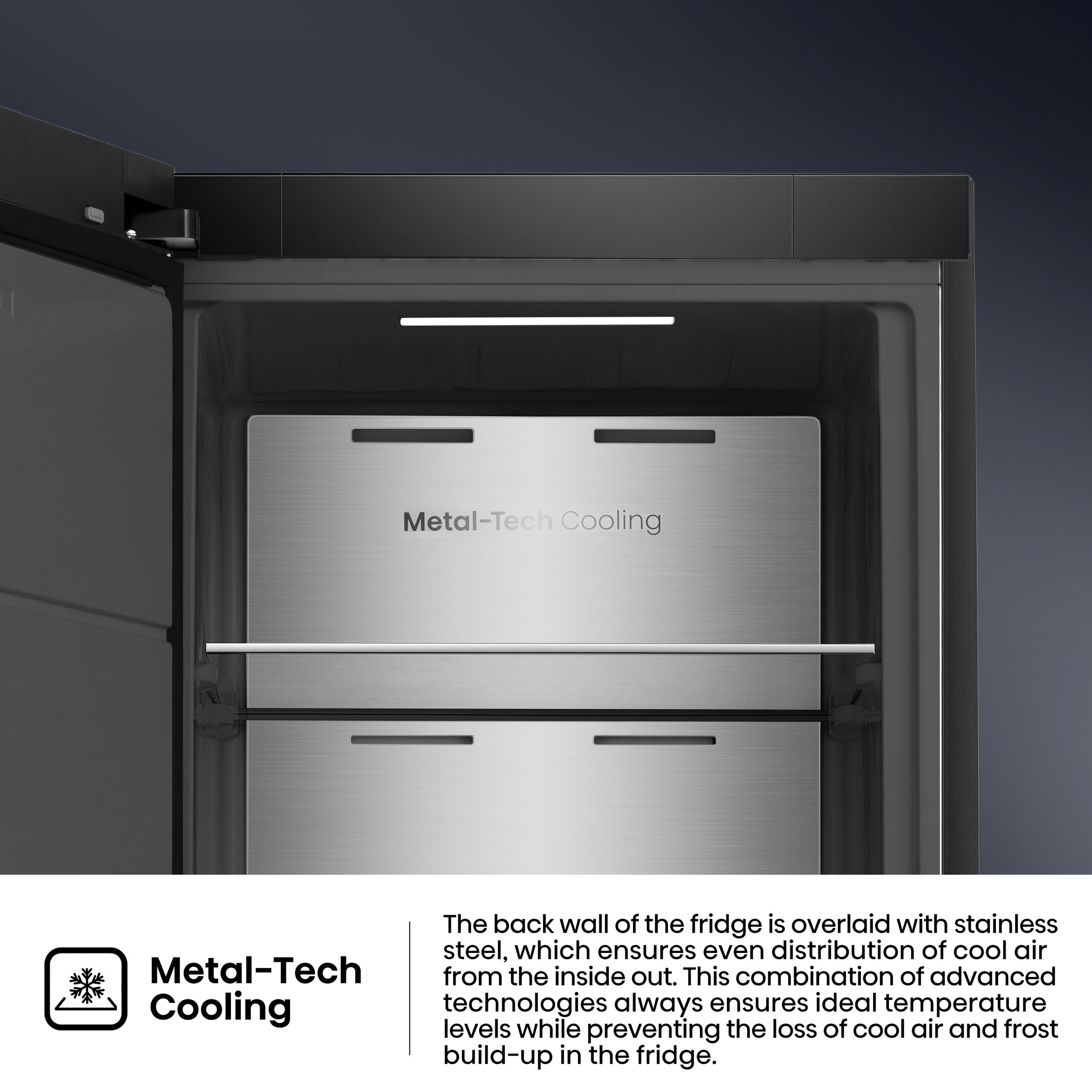Hisense H451UBL | KitchenFit Single Door Refrigerator feature banner