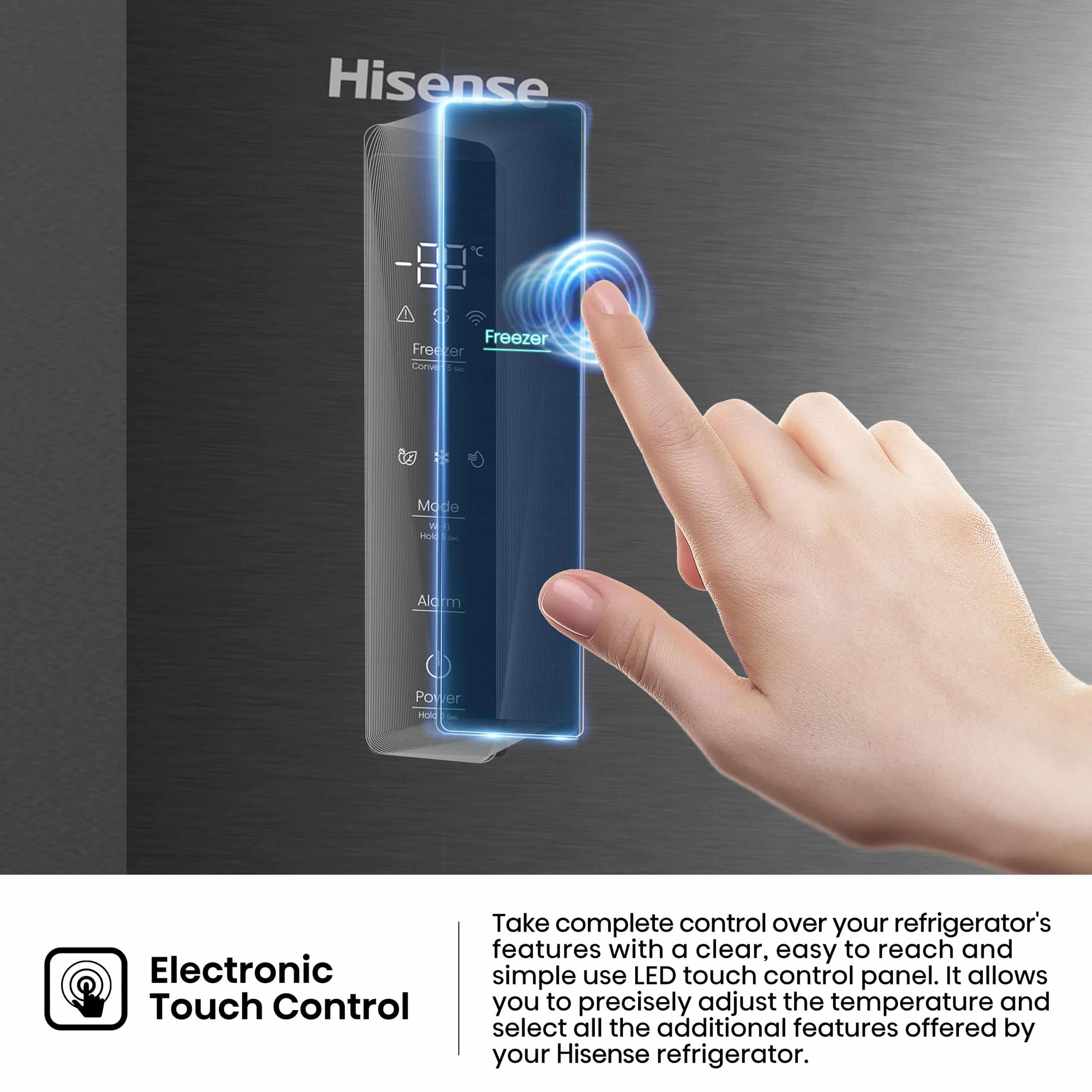 Hisense H451UBL | KitchenFit Single Door Refrigerator feature banner