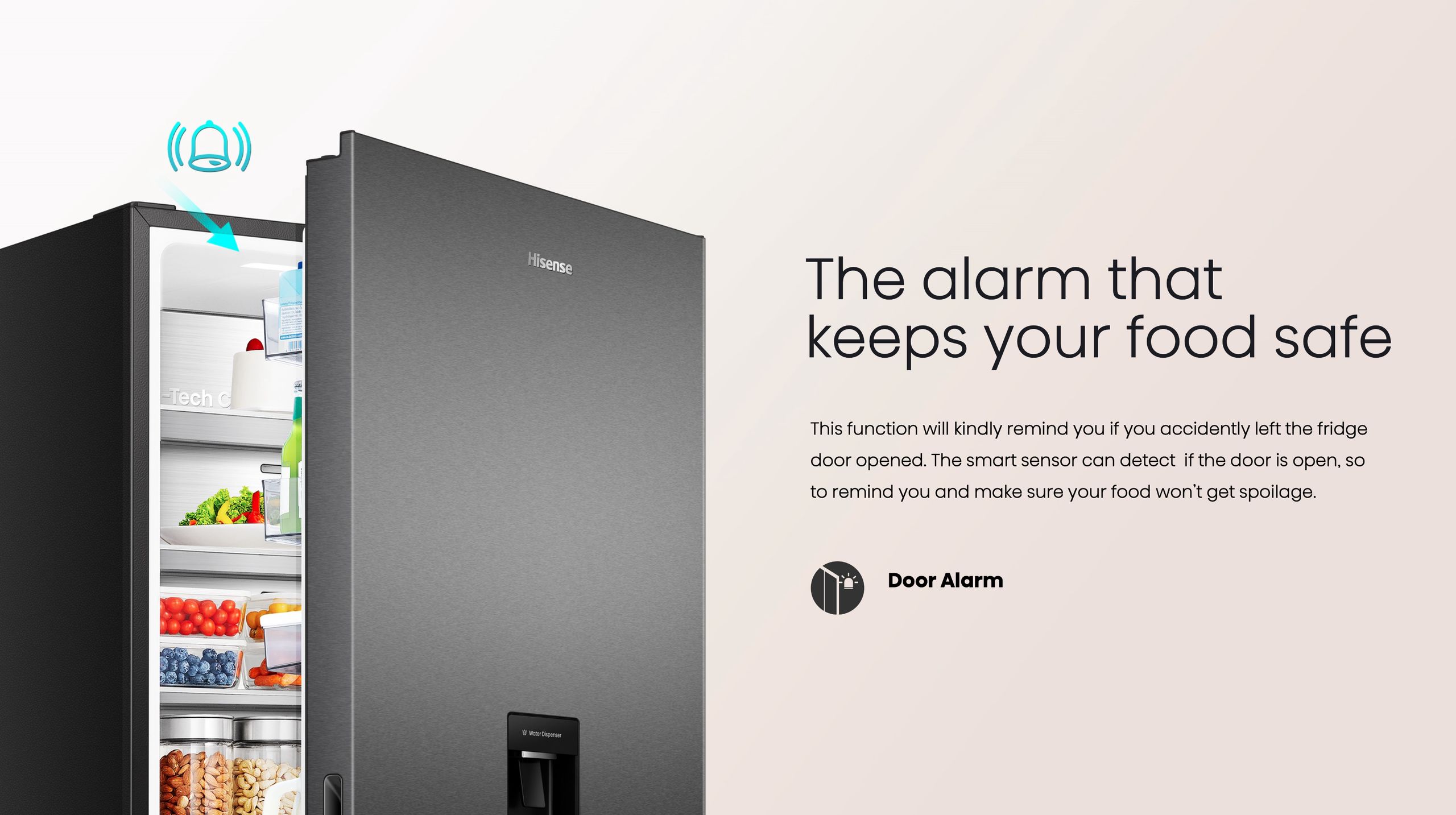 Hisense H630BBL-WD | Bottom Mount Refrigerator feature banner