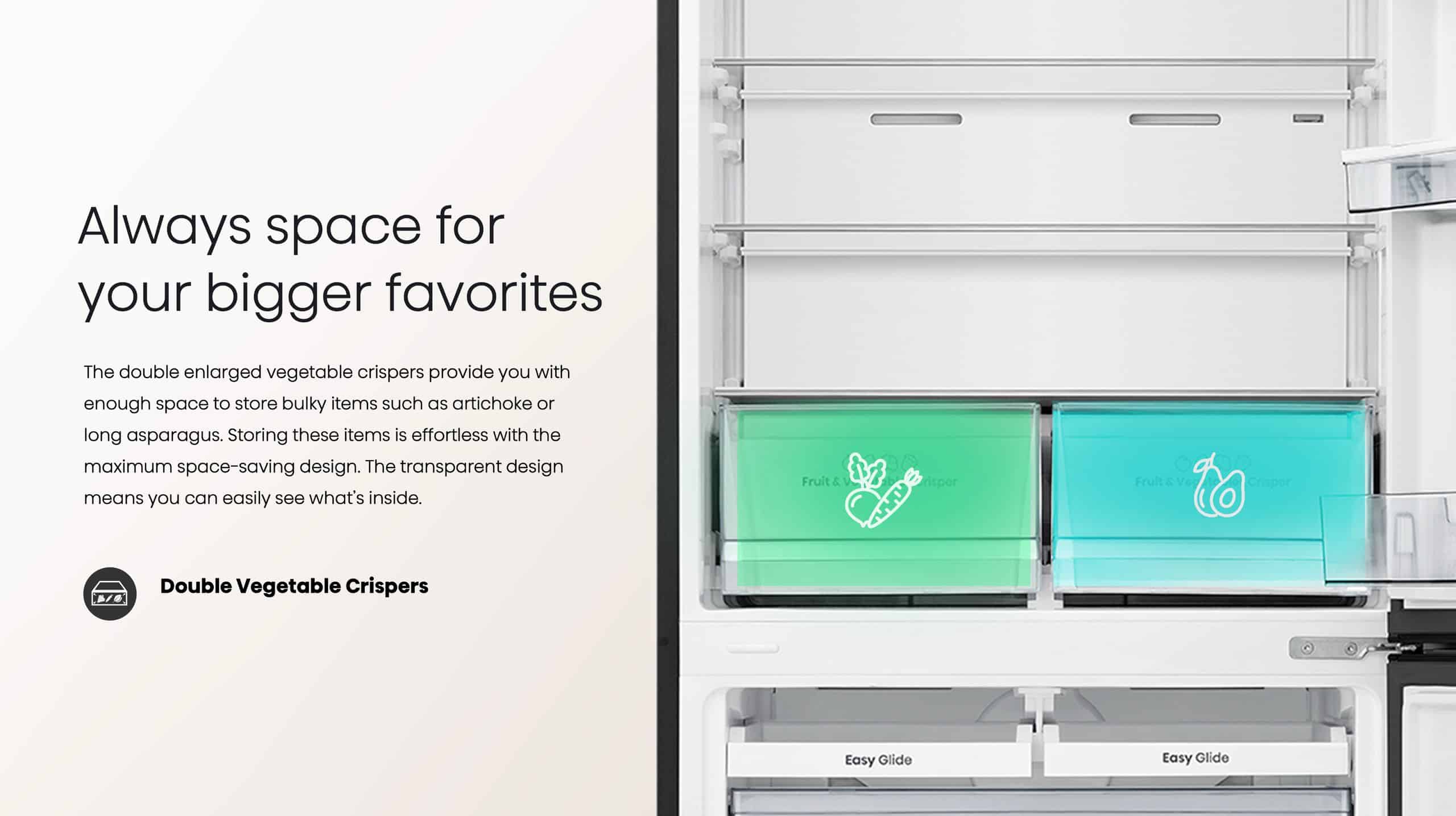 Hisense H630BBL-WD | Bottom Mount Refrigerator feature banner