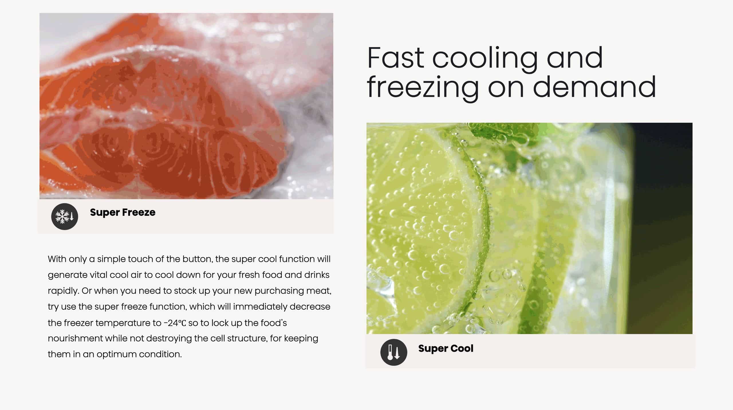 Hisense H630BBL-WD | Bottom Mount Refrigerator feature banner