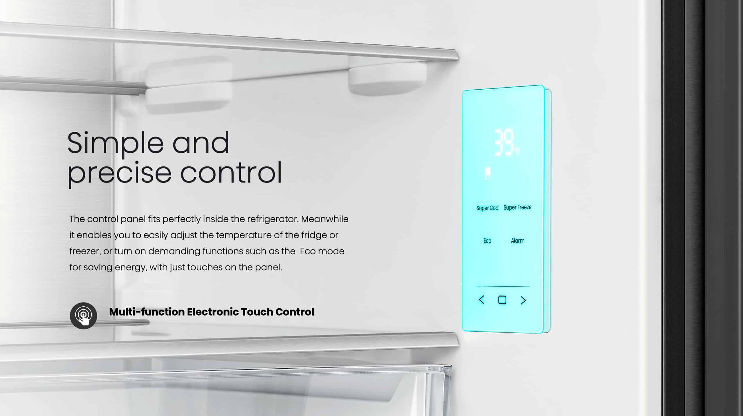 Hisense H630BBL-WD | Bottom Mount Refrigerator feature banner