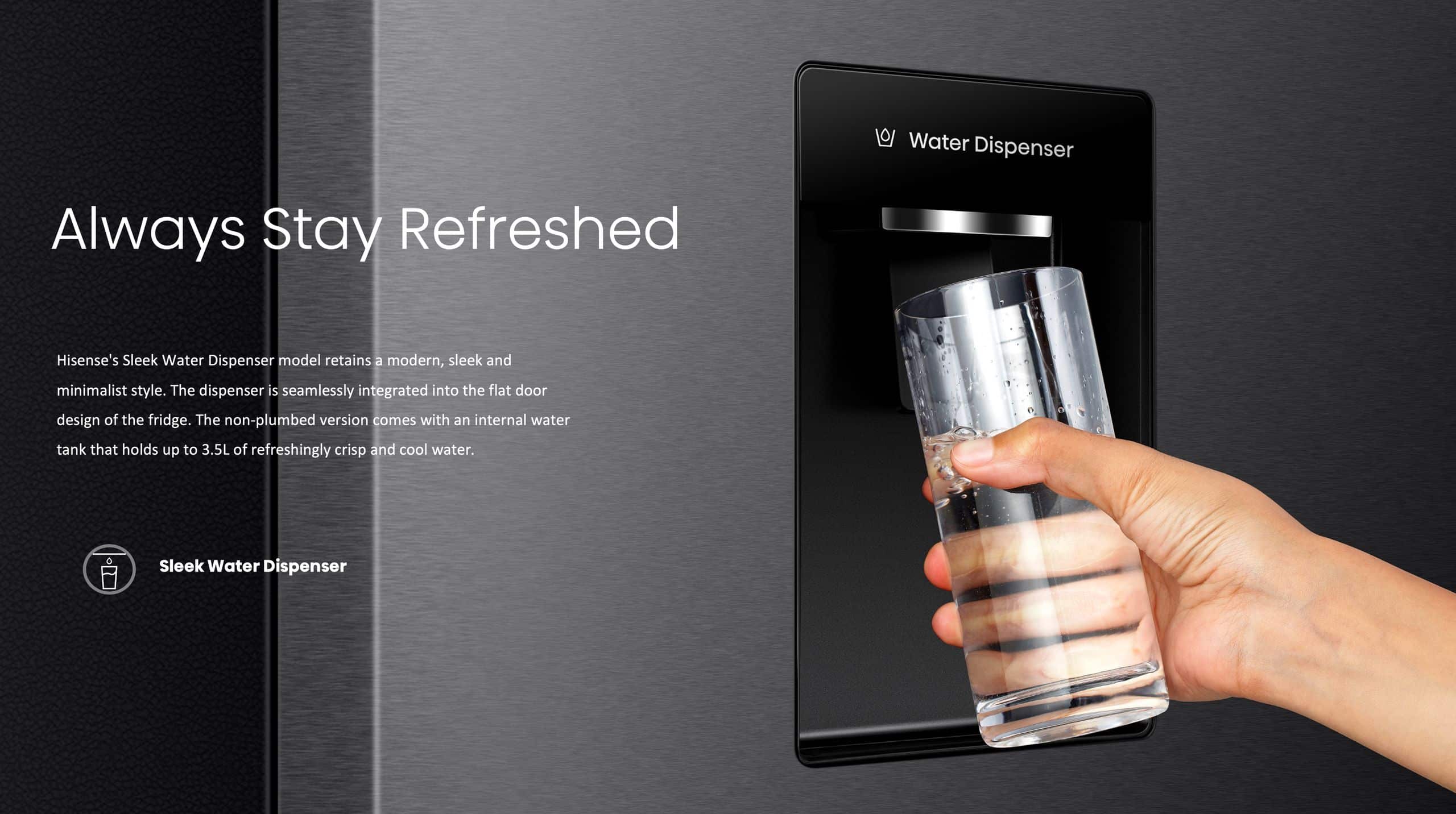Hisense H630BBL-WD | Bottom Mount Refrigerator feature banner